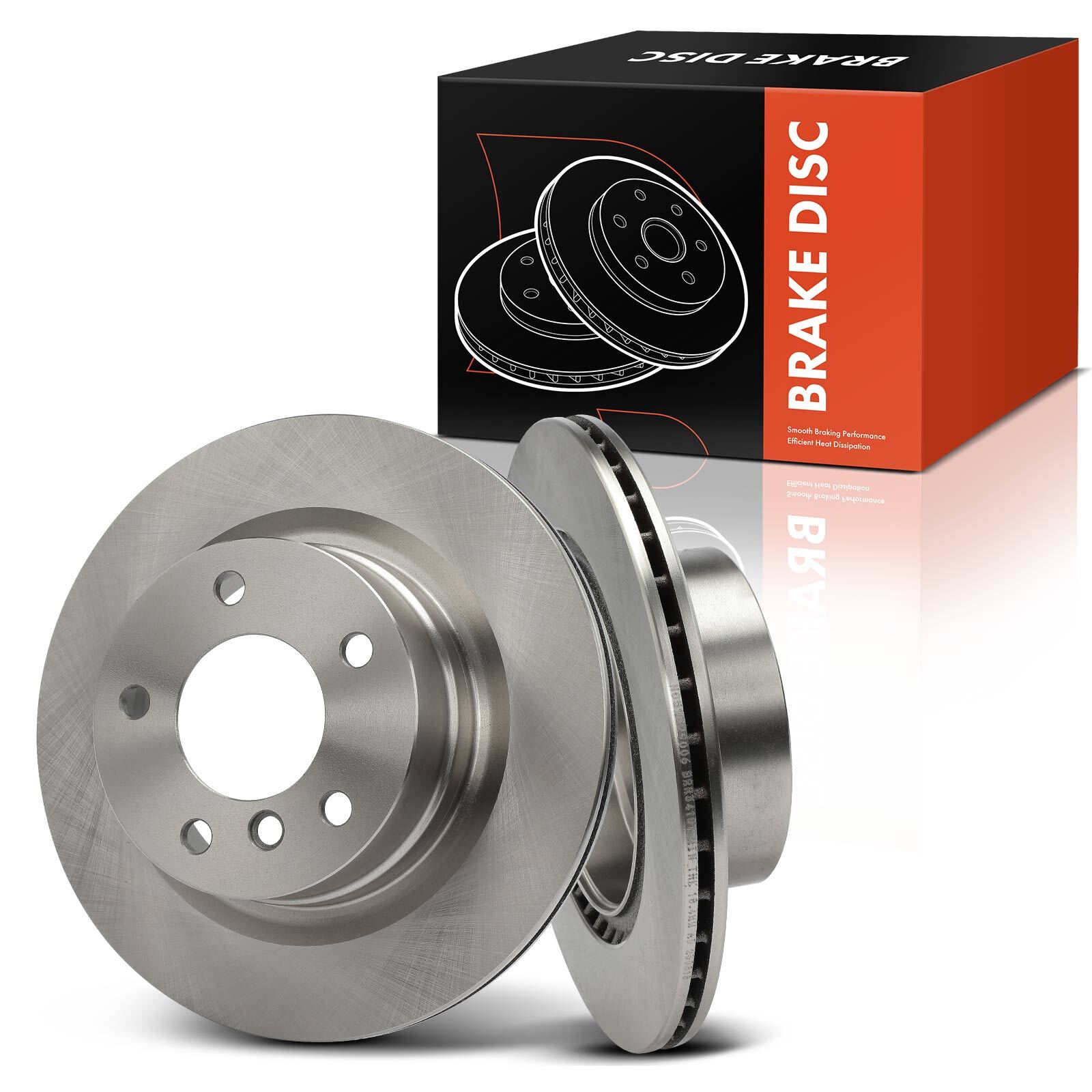 2Pcs Rear Left & Right Disc Brake Rotors for BMW E82 E88 128i 2008-2013 L6 3.0L