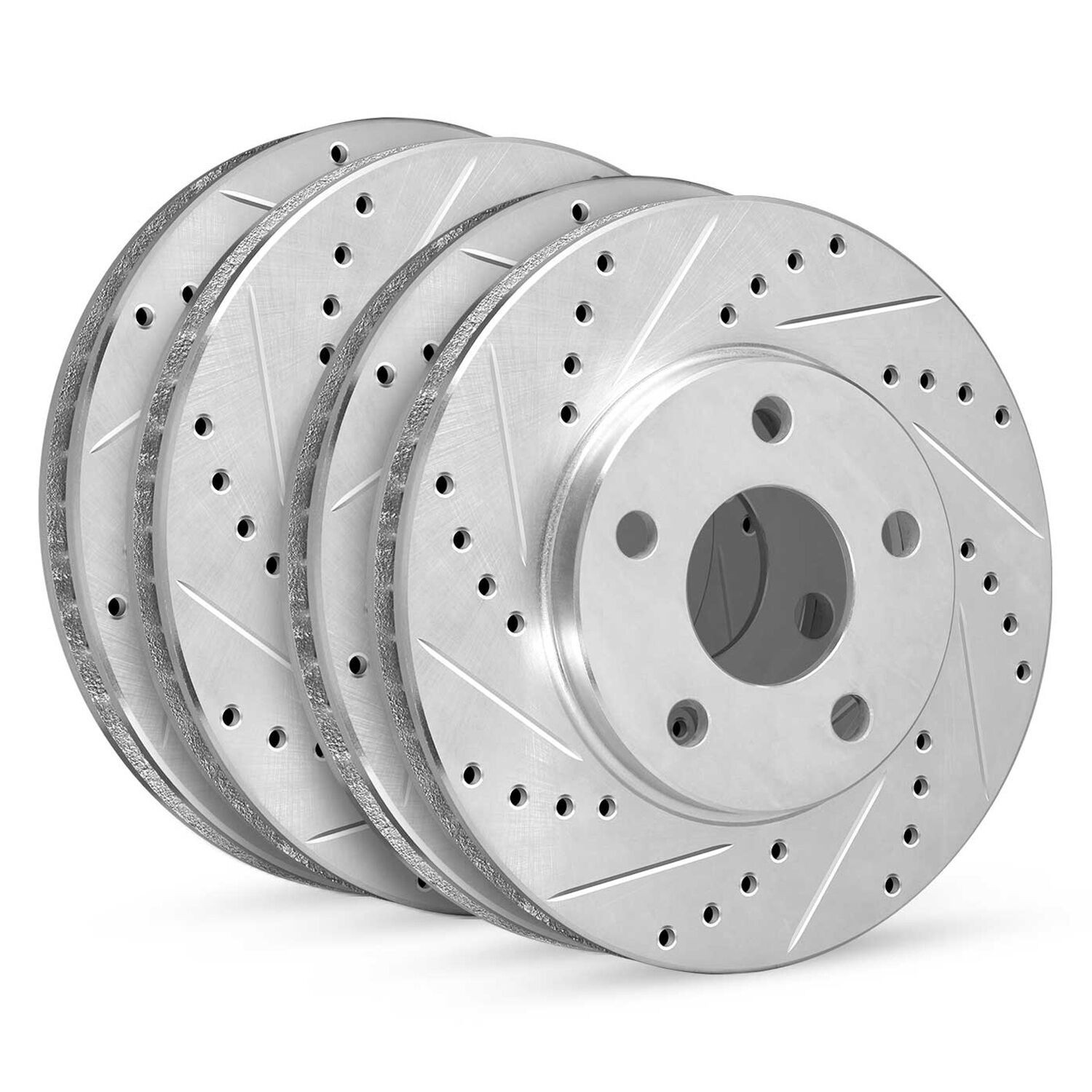 For Mazda MX-5 Miata 06-15 Brake Rotor Set eLINE Series Drilled & Slotted Front