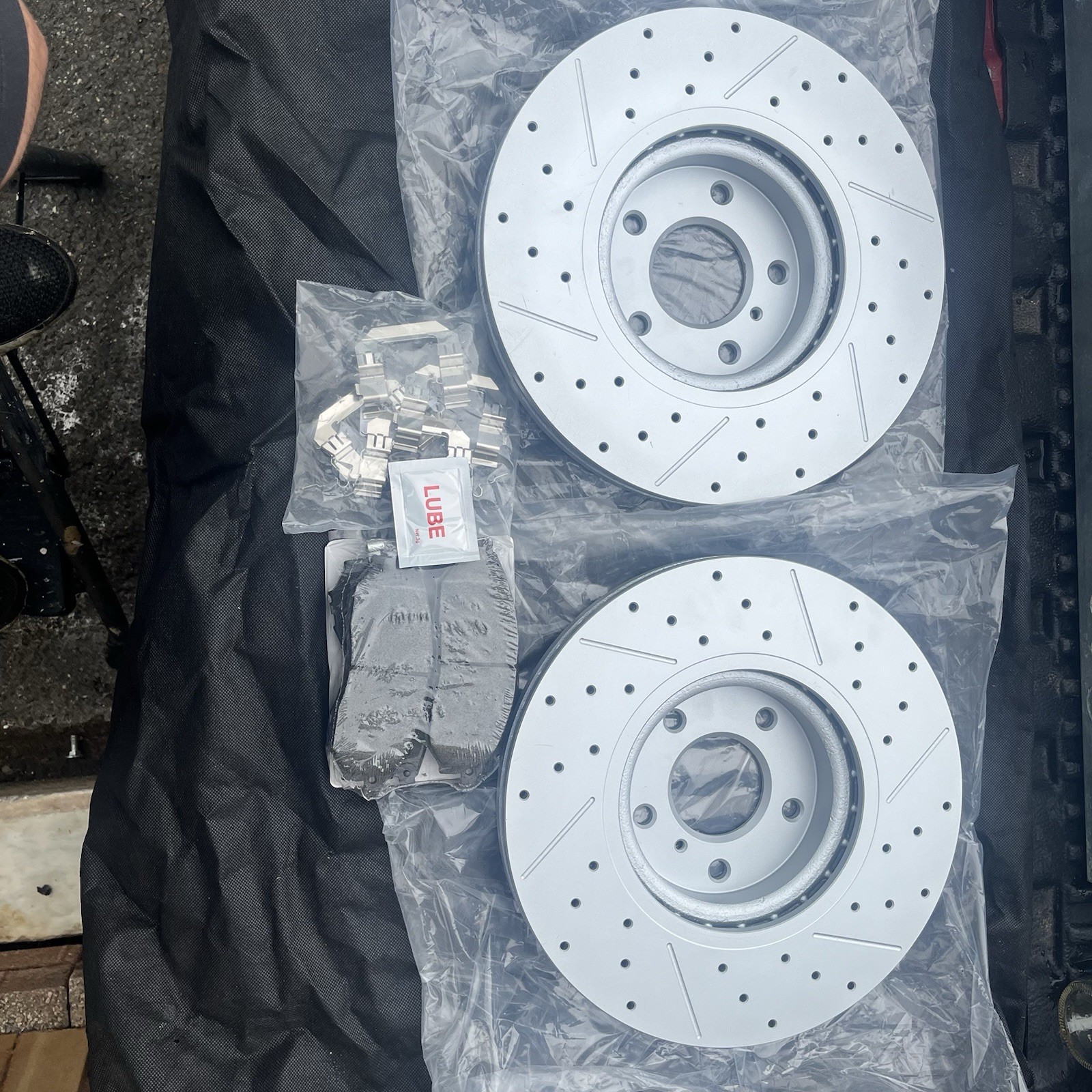 PowerStop Evolution Drilled Slotted Rotors Brakes set For INFINITI G35