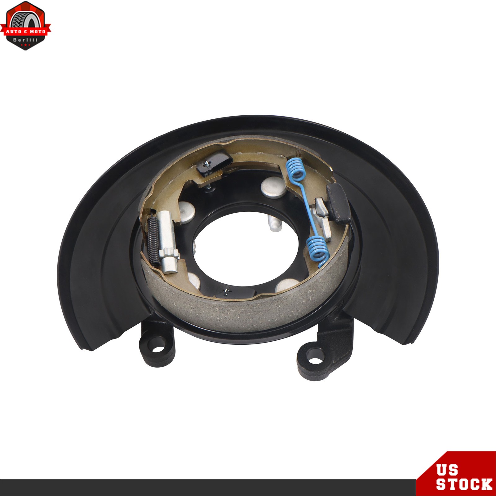 Rear Driver Side Parking Brake Backing Plate For Ford F-250 Super Duty 2005-2012