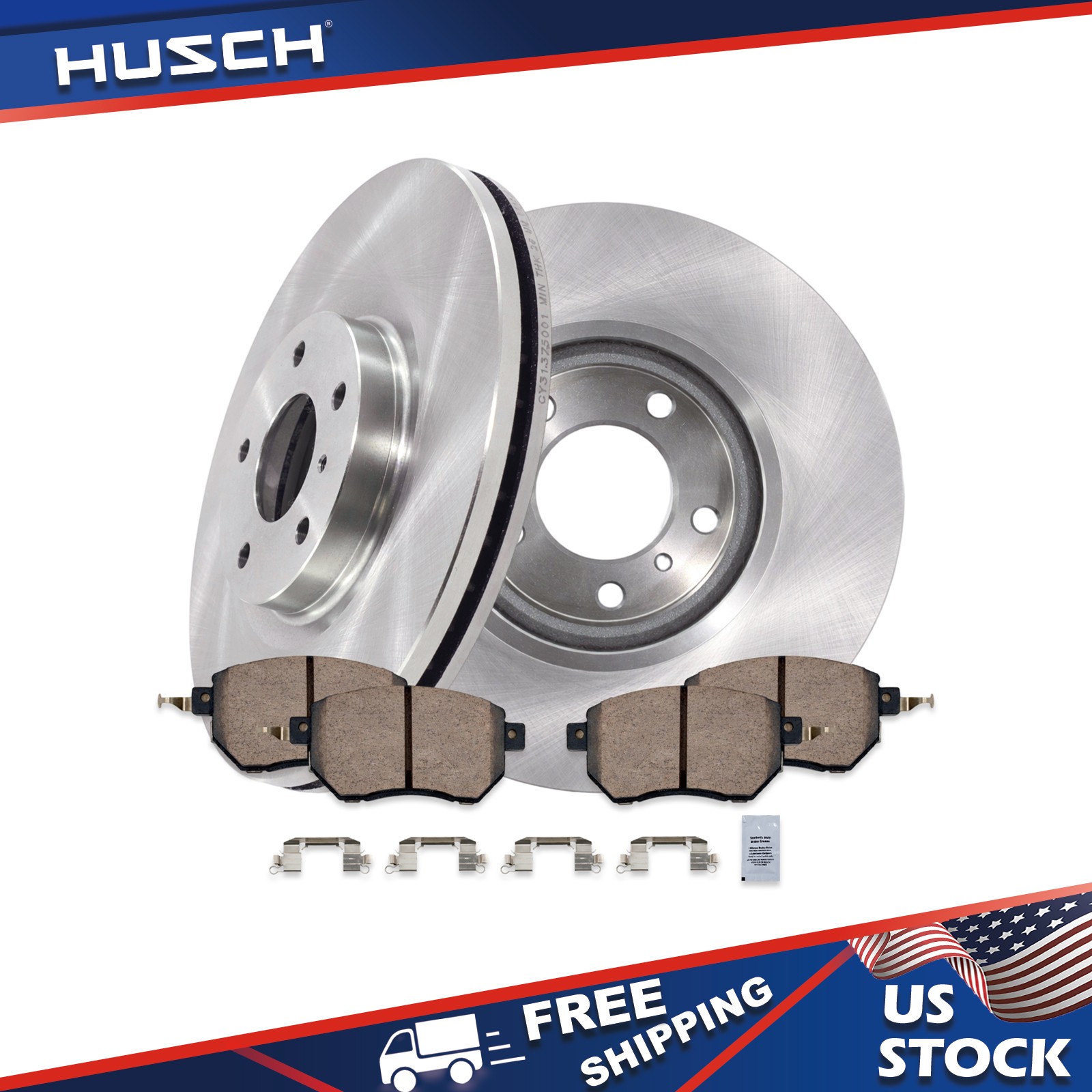 12.60 inch FRONT Disc Brake Rotors and Brake Pad for Nissan Murano Altima Maxima