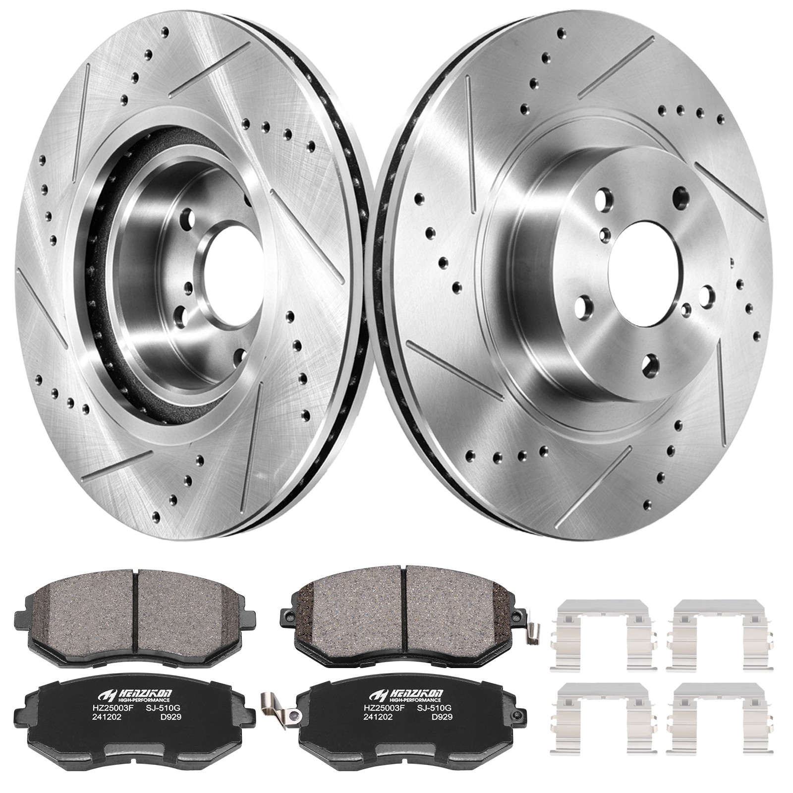 Front Brake Disc Rotors Brake Pads for Subaru Legacy Forester Impreza Outback