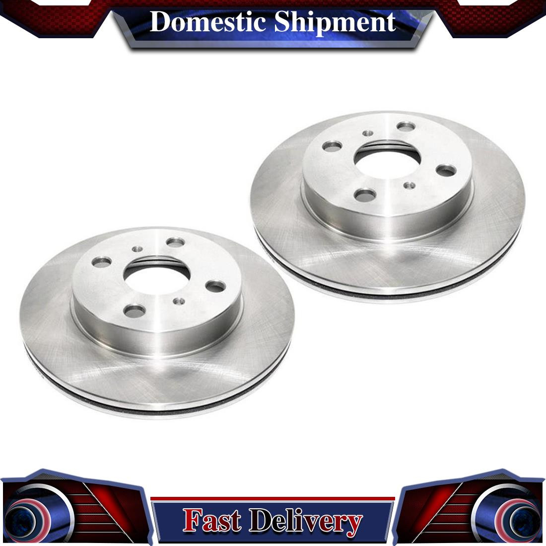 Set of 2PCS DuraGo Front Brake Rotors Fits Toyota Echo 2000