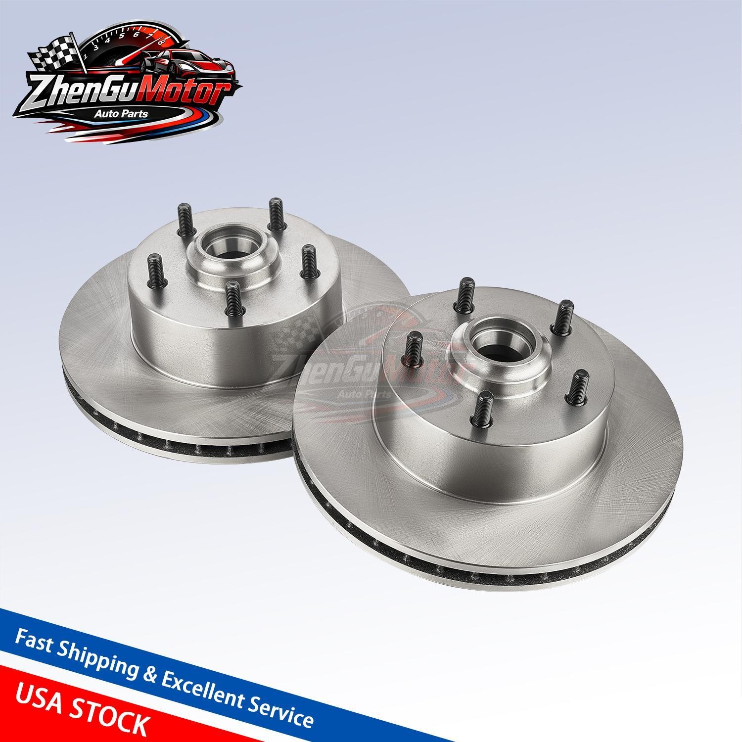 Brake Rotor & Hub Assembly 278.3mm Vented Disc 5 Lug 120.7mm Bolt Pattern Pair