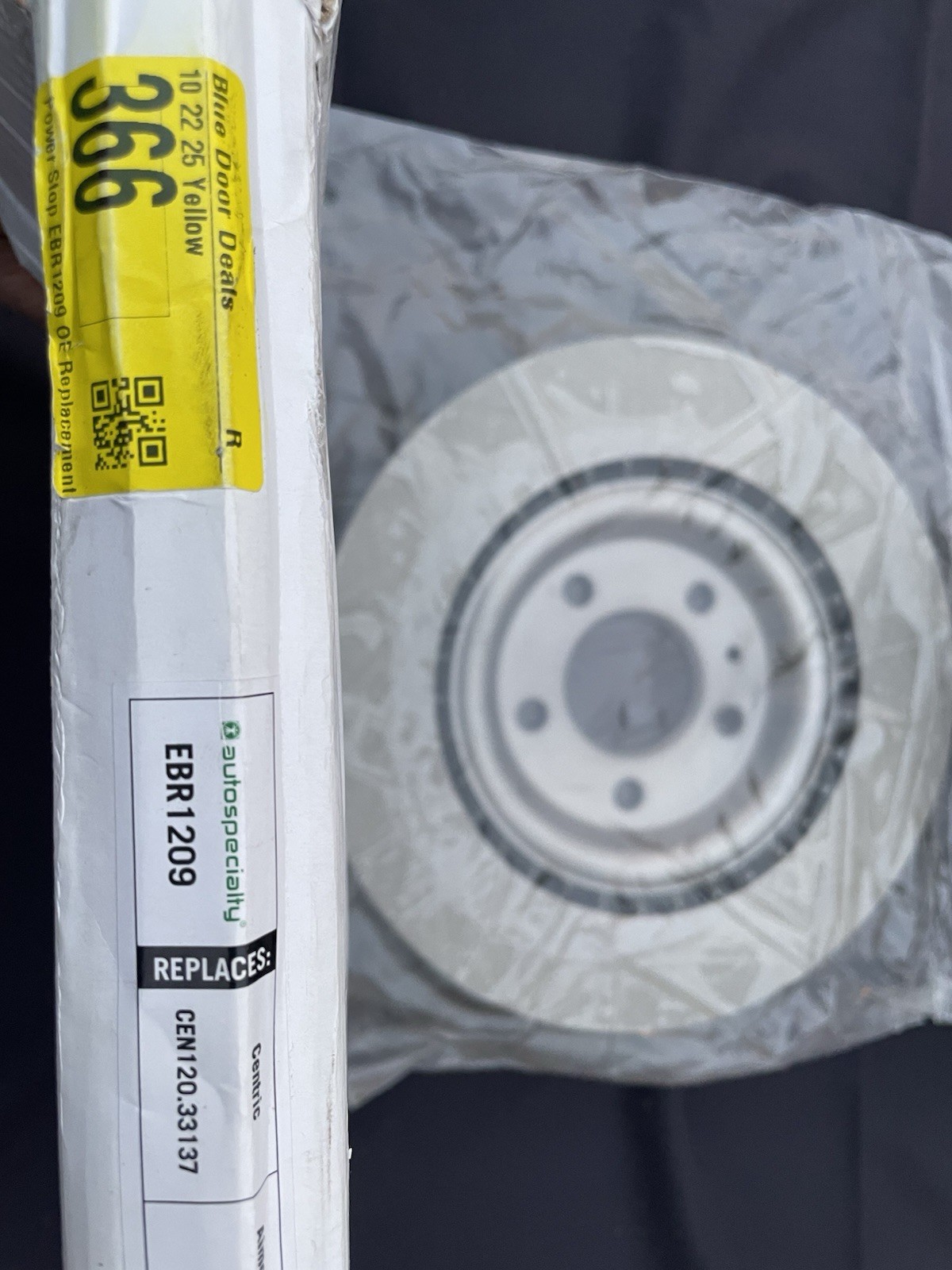 Power Stop EBR1209 – AutoSpecialty Uncoated Brake Rotor