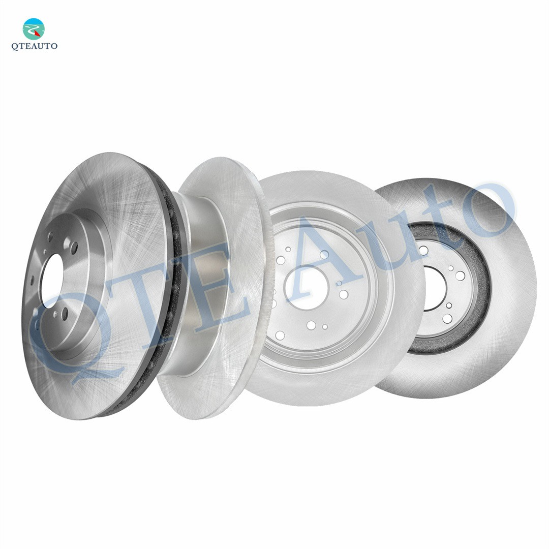 Set of 4 Front 300mm-Rear 313mm Brake Disc Rotors For 2003-2008 Honda Pilot