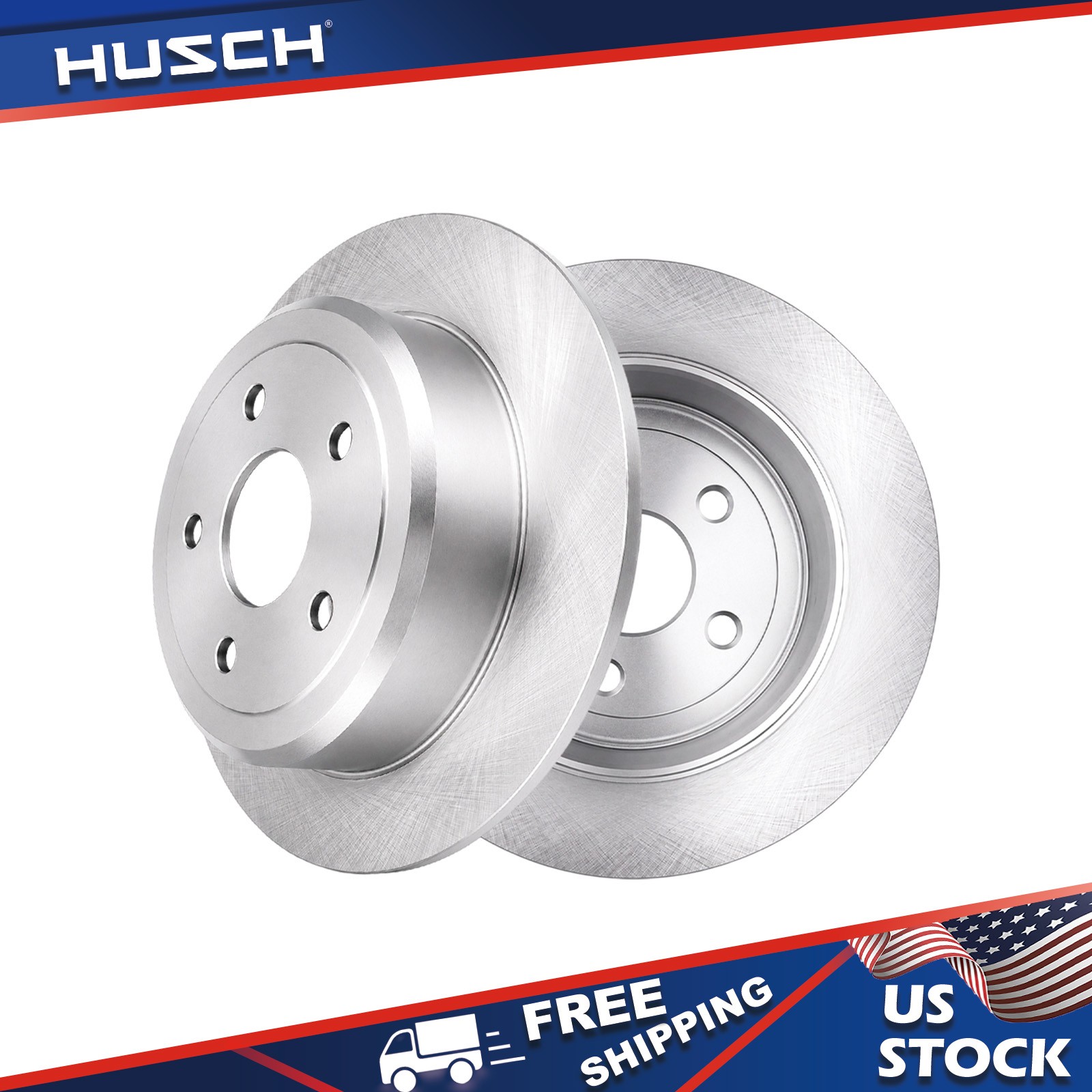 12.44 inch Rear Disc Brake Rotors Set for 2007 – 2017 Jeep Wrangler JK (316mm)