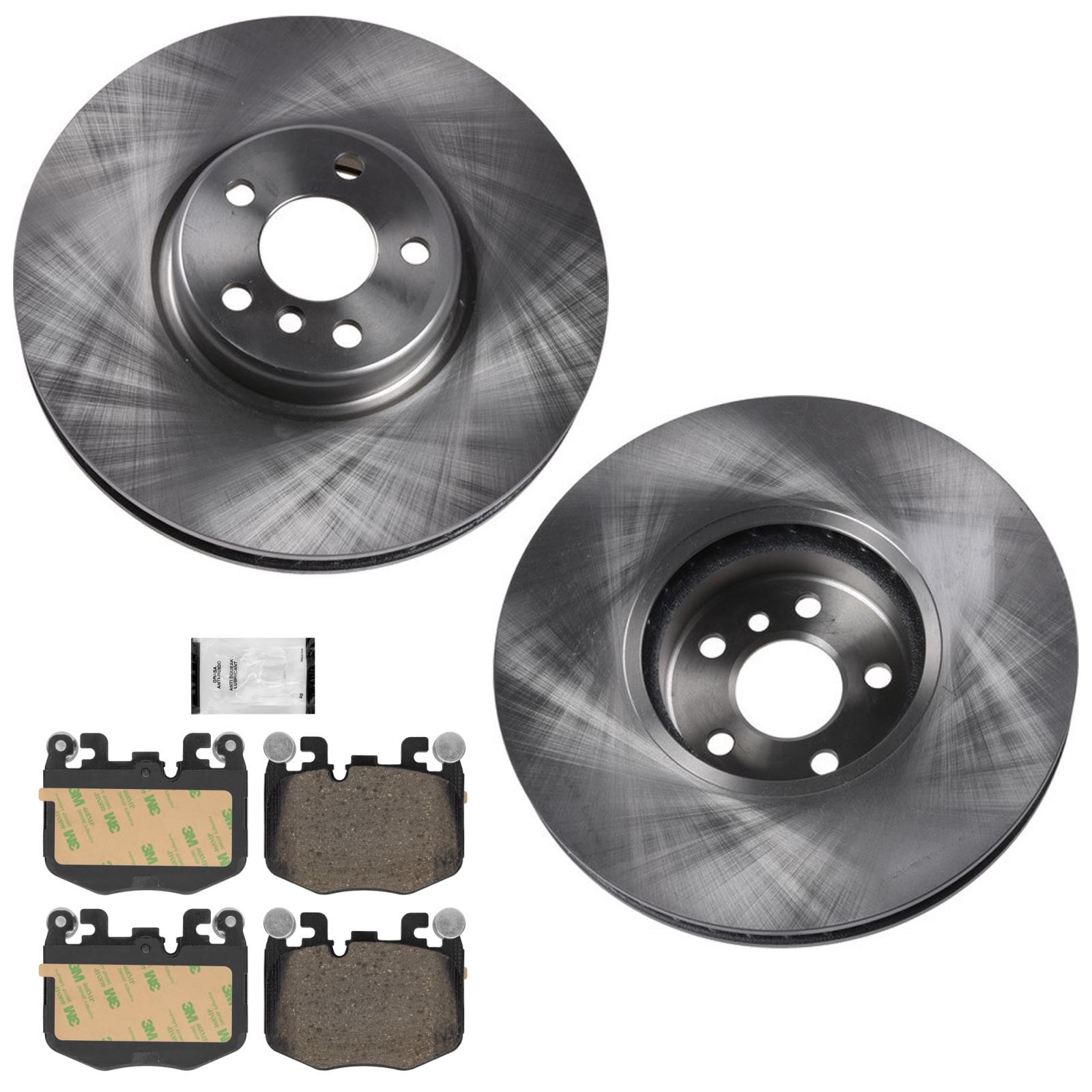 Front Disc Brake Rotors & Euro R90 Pads fits BMW 330i 2019 2022 2026 W/ 348MM