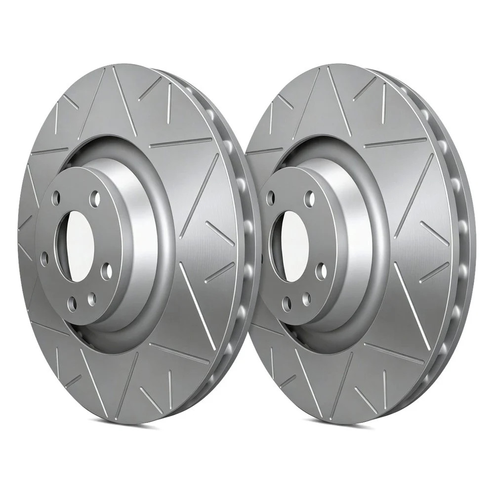 For Ford F-250 80-94 SP Performance Peak Slotted 1-Piece Front Brake Rotors