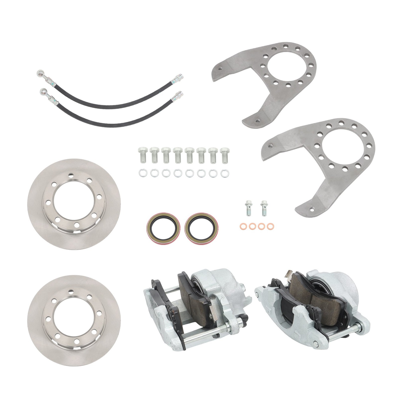 Disk Brakes 14 Bolt Complete Disc Brake Conversion Kit 10.5 SRW For Chevrolet