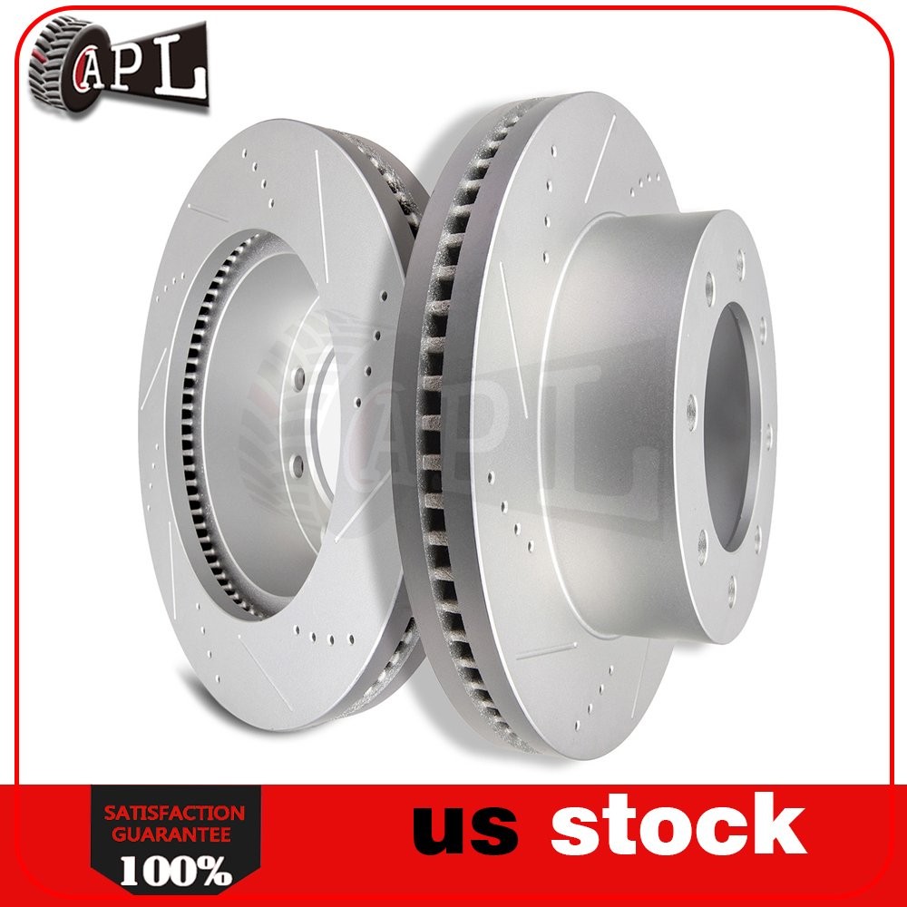 Front Brake Discs Rotors Kit For 2005 06 07 08 09 10 11 12 Ford F-350 Super Duty