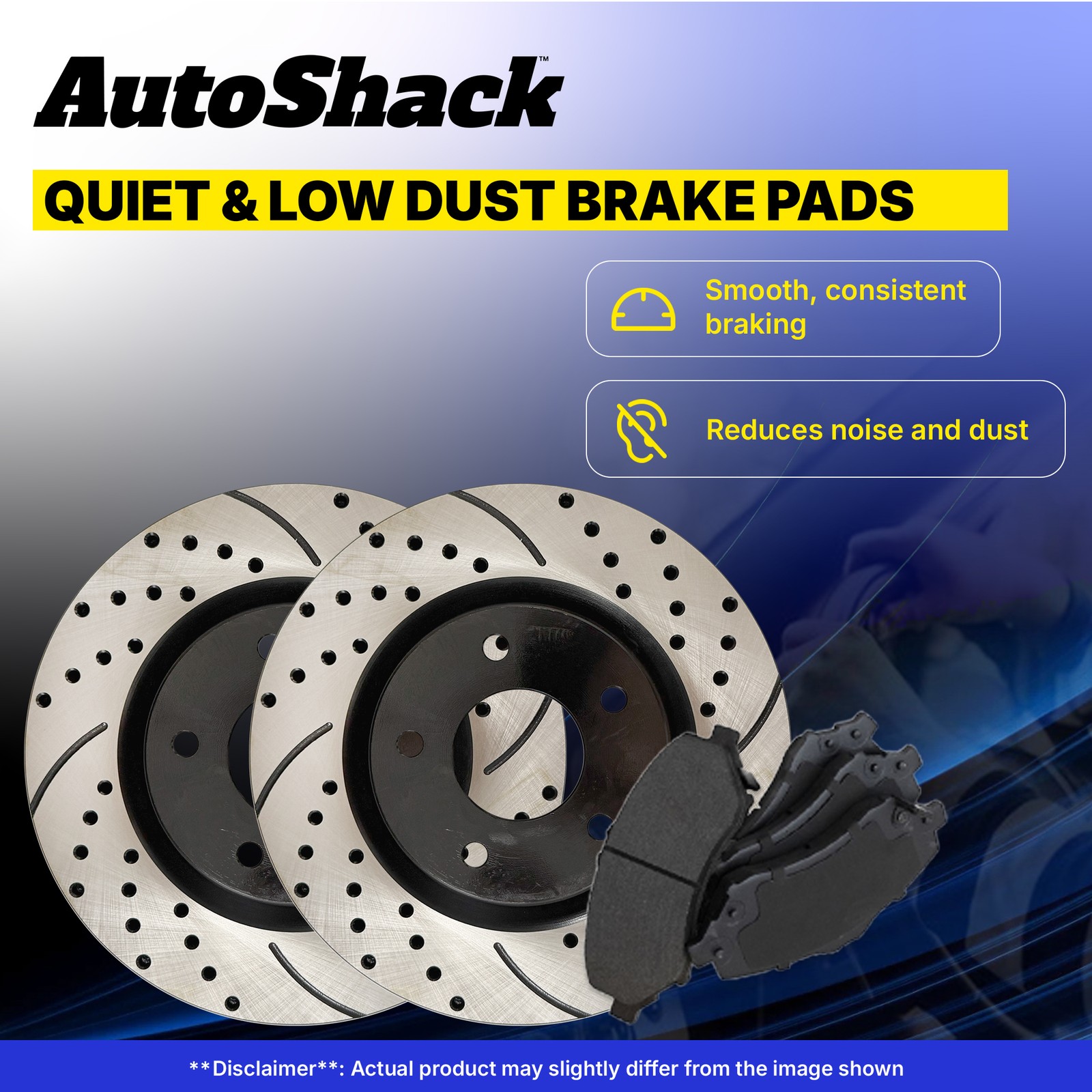 Front Rear Drilled Slotted Brake Rotors Premium Pads for Hyundai, Tucson 10-15