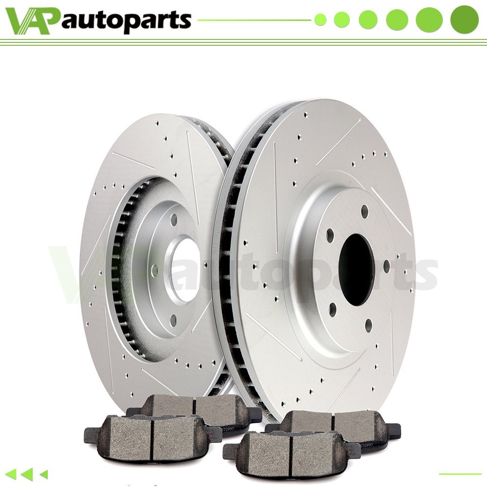 Drill Front Brake Pads And Rotors For Nissan 350Z 370Z Infiniti G35 G37