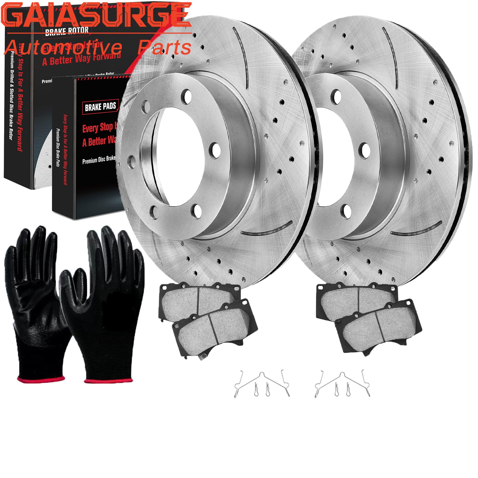 Front Brake Rotors Pads Kits for 2000-2003 2004 2005 2006 Toyota Tundra Sequoia
