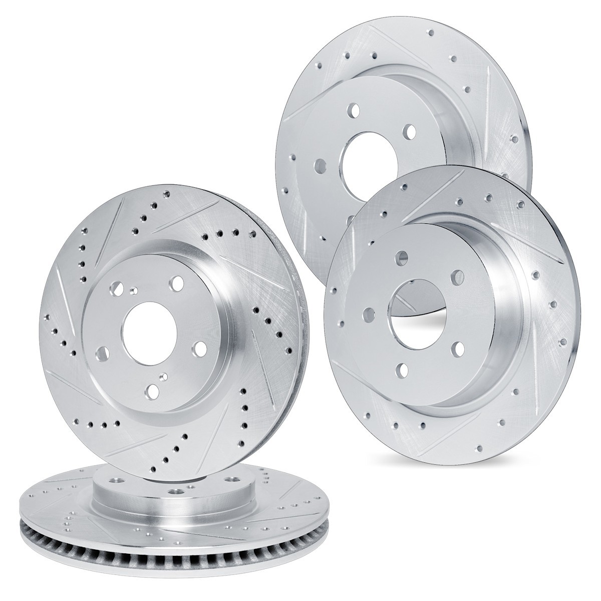 WGPN2-72044 R1 Concepts 4-Wheel Set Brake Discs Front & Rear AWD for Eclipse