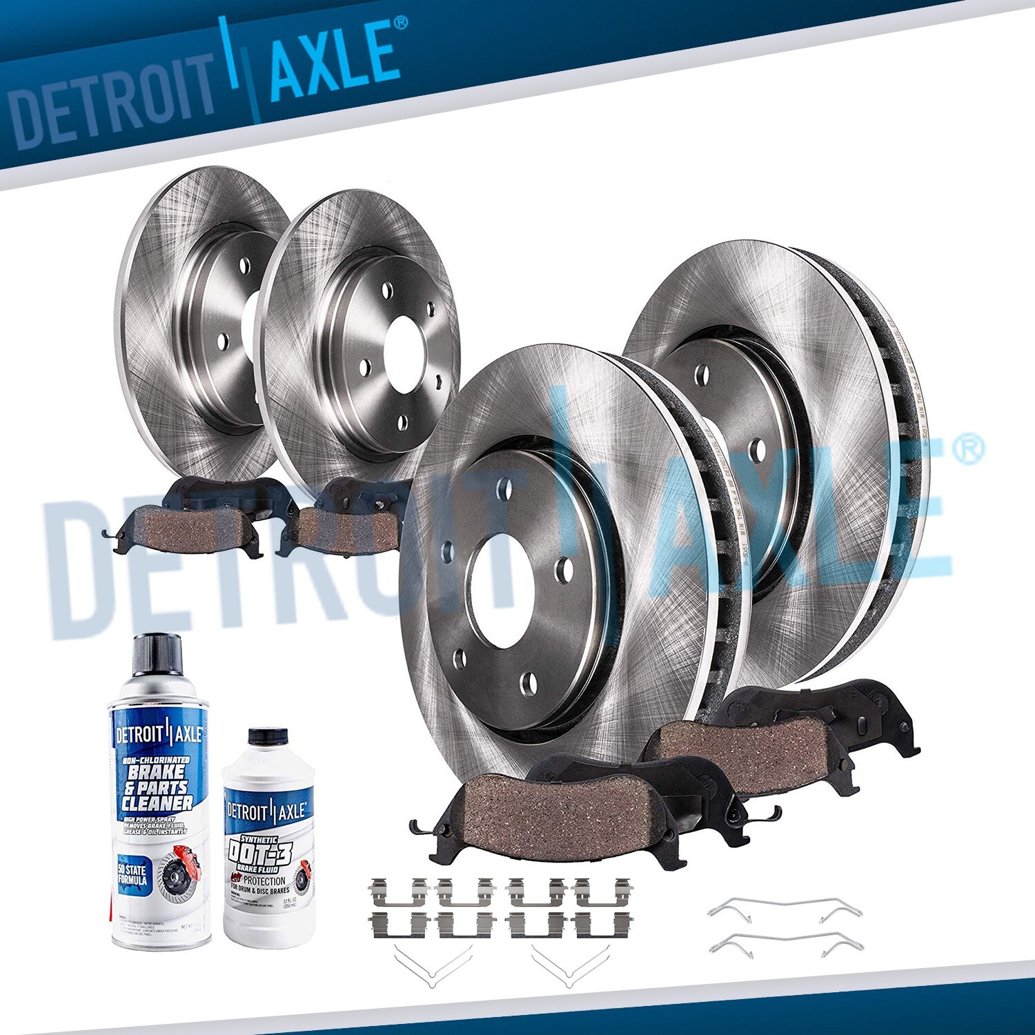 10pc Front Rear Disc Brake Rotors and Brake Pads Kit for 2016 – 2021 Honda Civic