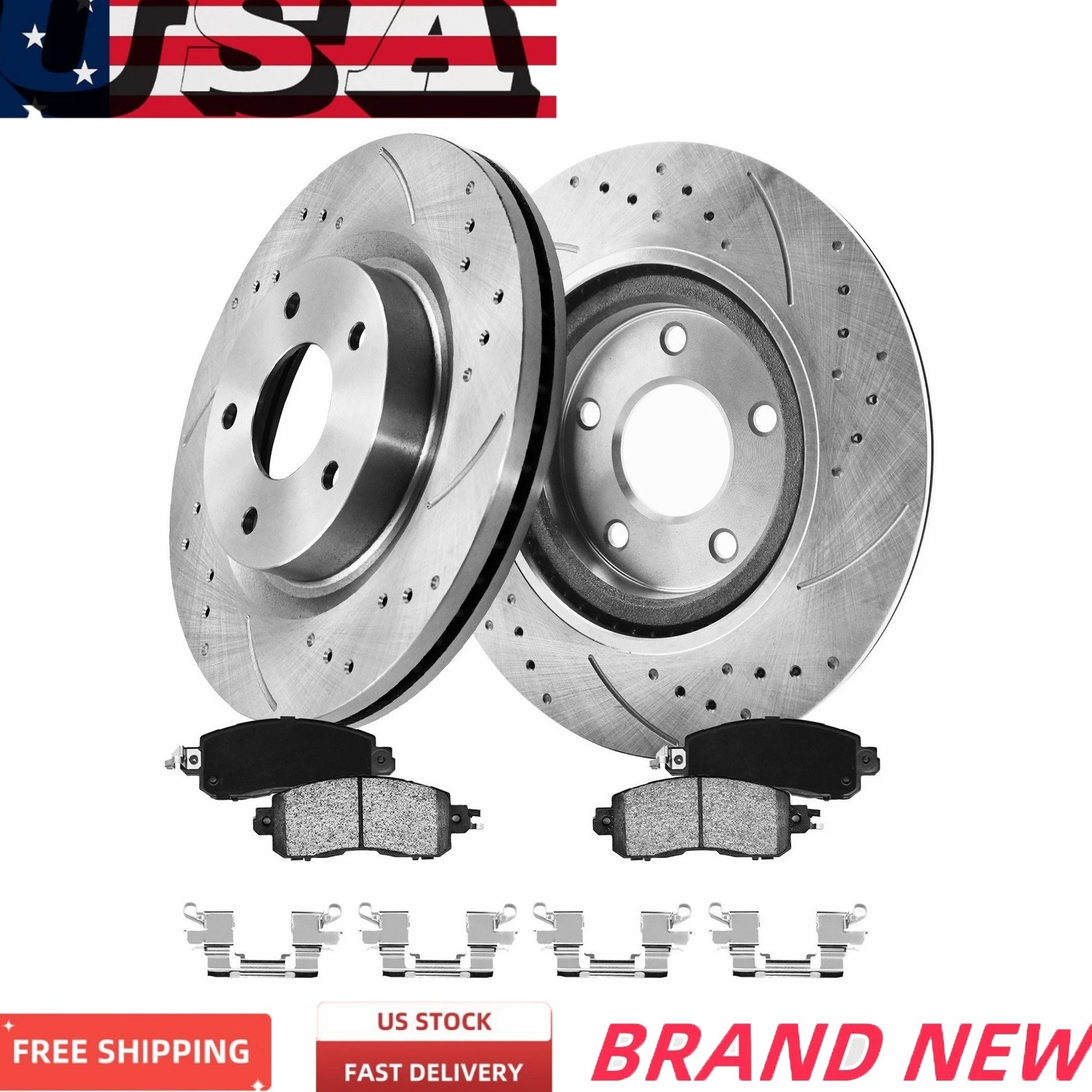12.99″ REAR Rotors and Ceramic Pads for Jeep Grand Cherokee Durango Dodge 11-20
