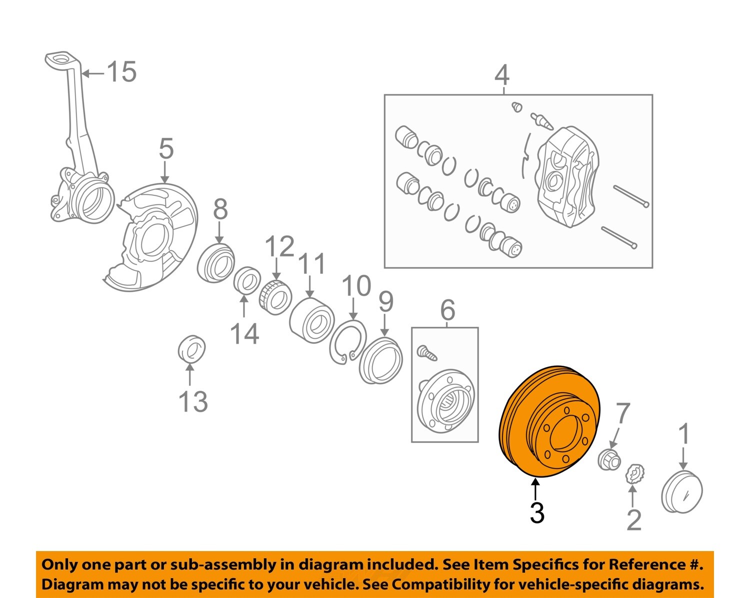 TOYOTA OEM 95-04 4Runner Front Suspension Brake Components-Rotor 4351204020