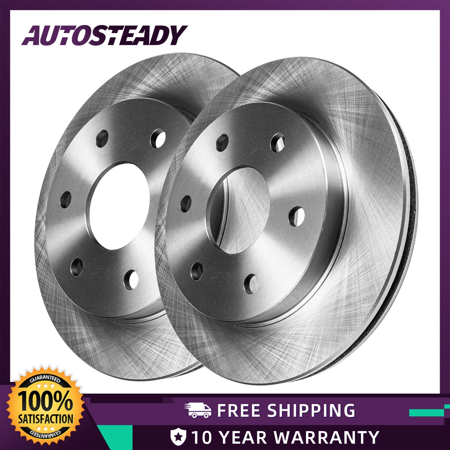 4WD Front Brake Rotors for 2004 – 2008 Ford F-150 2006 2007 2008 Lincoln Mark LT