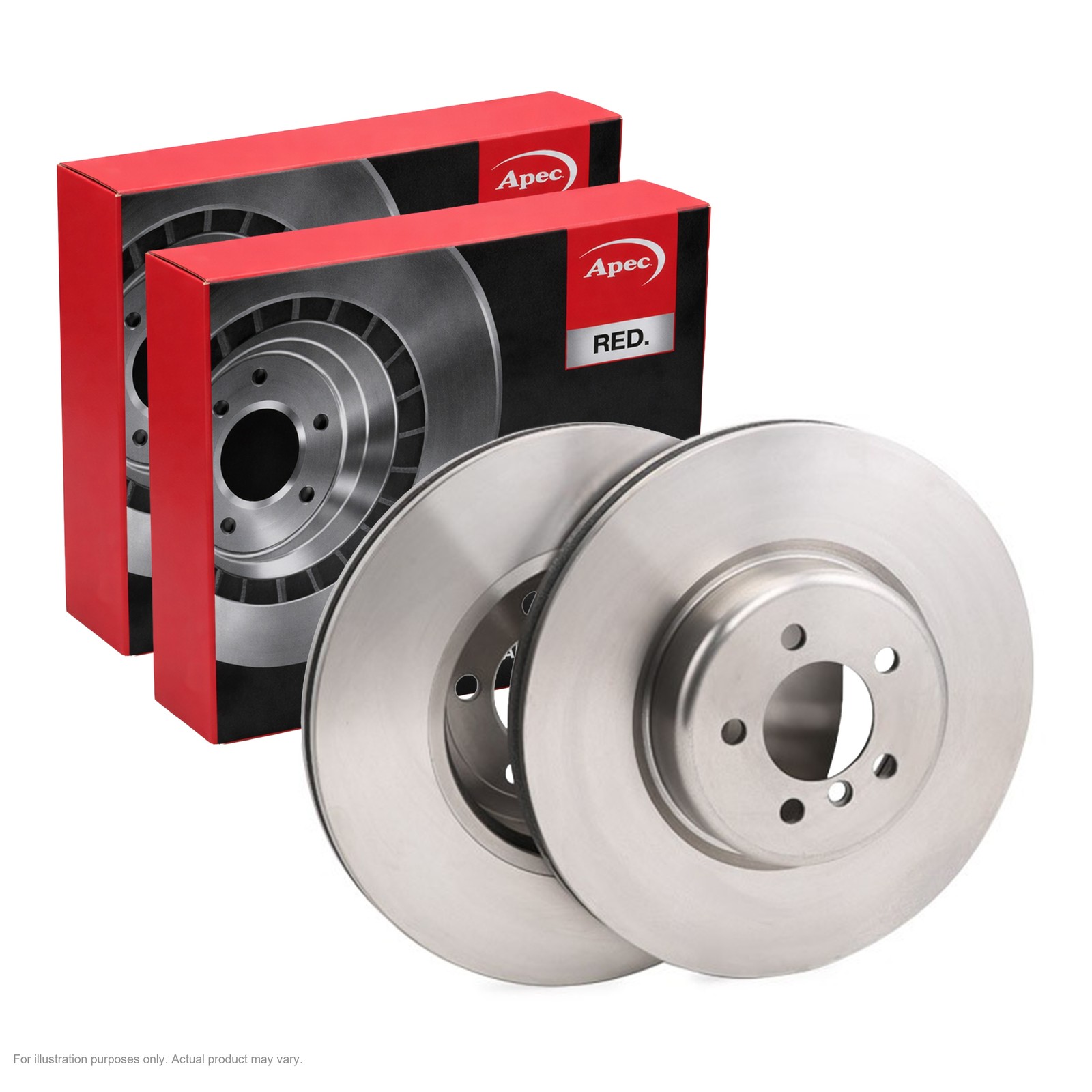 2X APEC Front Brake Discs for BMW 3 Gran Turismo 2013- 370mm Vented DSK3252