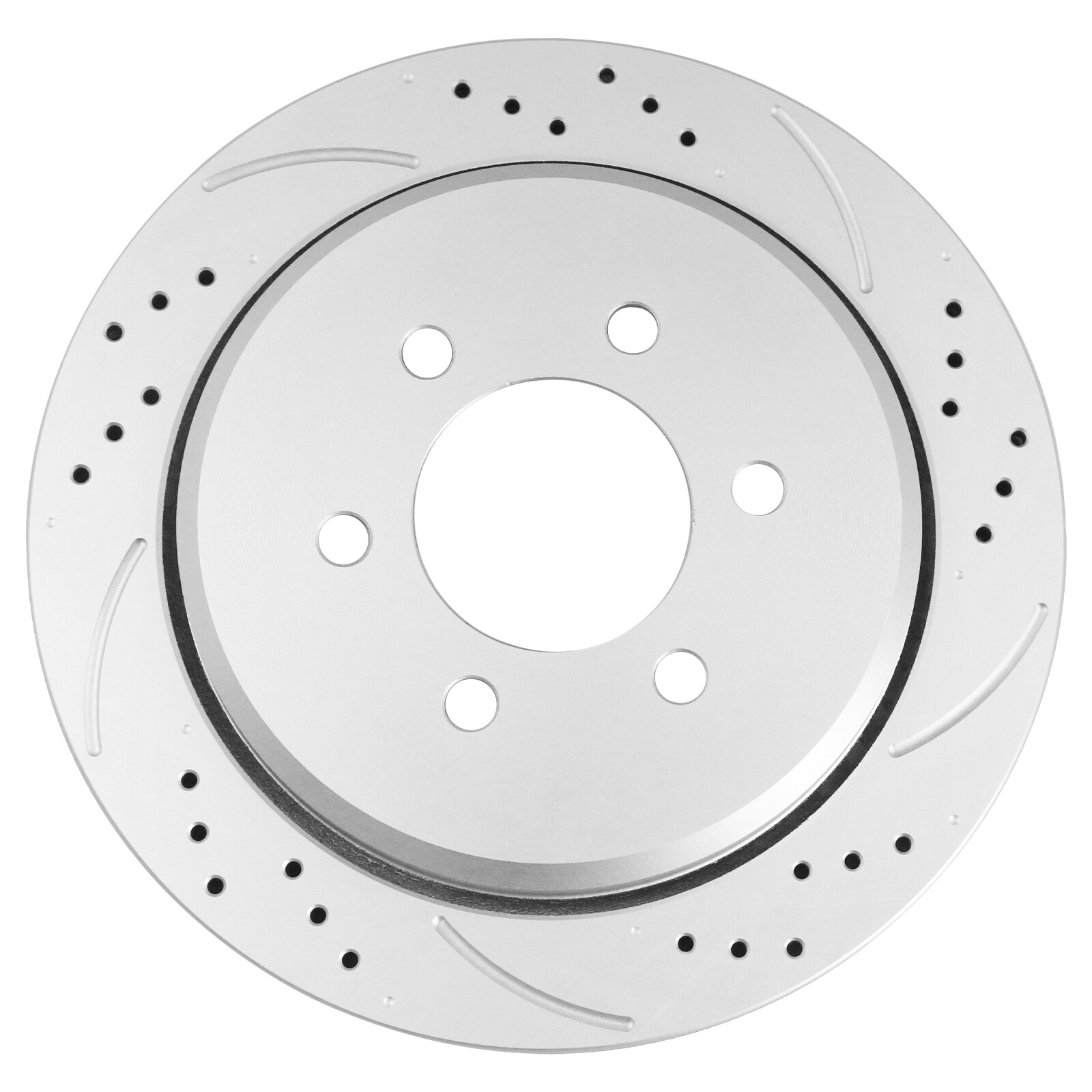 13.5mm Rear Drilled Slotted Rotors Ceramic Pads for Ford Expedition 2003 – 2006
