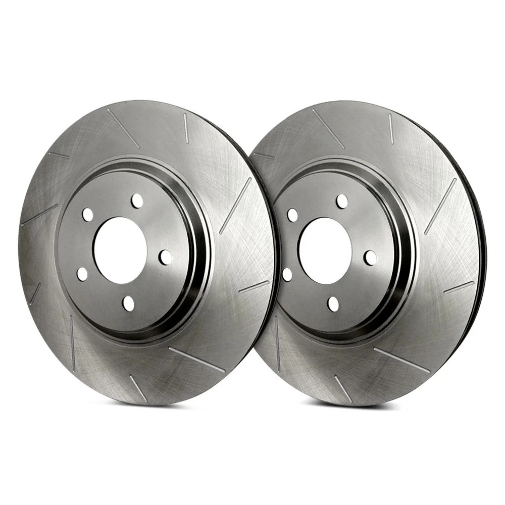 For Honda Pilot 03-08 SP Performance T19-318-P Slotted 1-Piece Rear Brake Rotors