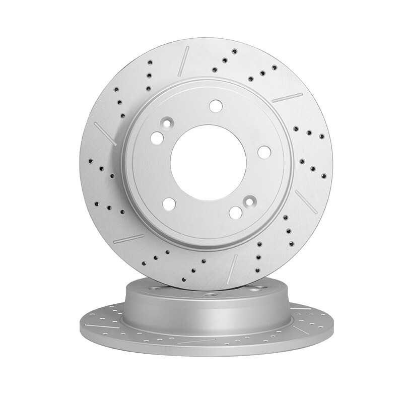 Front Rear Disc Brake Rotors Ceramic Pads For Hyundai Elantra Veloster Kia Forte