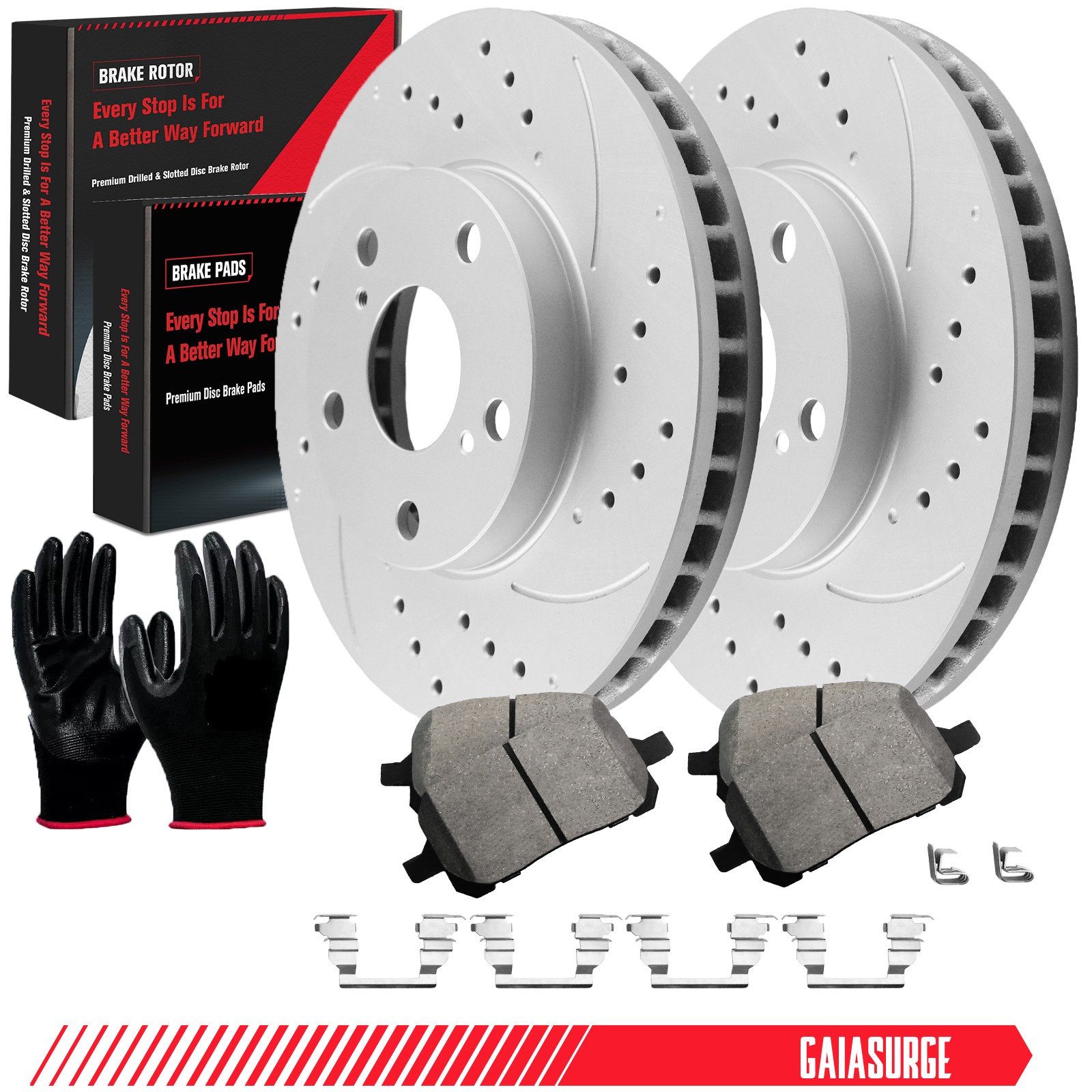 10.8in Front Disc Rotors Ceramic Brake Pads for 1999-2002 2003 Toyota Solara