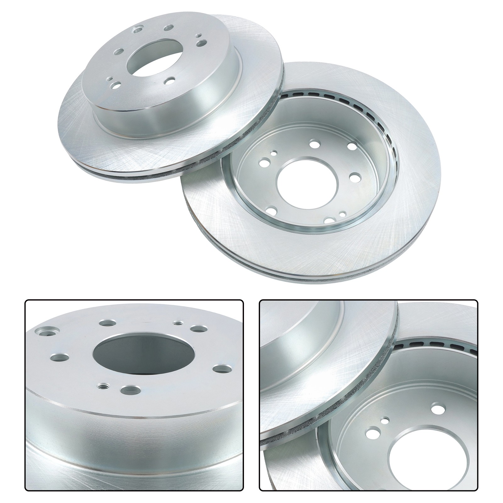 Rear Disc Brake Rotors+Brake Pads For Mitsubishi Galant 2007-2009 3.8L V6 GAS