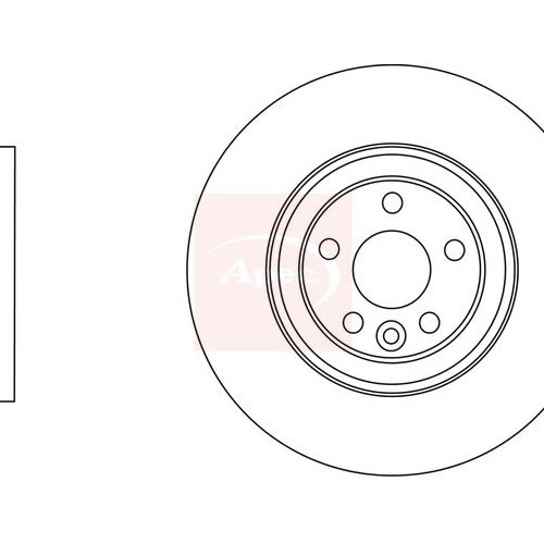 For VOLVO XC70 II 136 2007 to 2016 BRAKE DISC (FRONT) (SINGLE) DSK2921