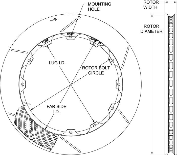 Wilwood Disc Brake Rotor –