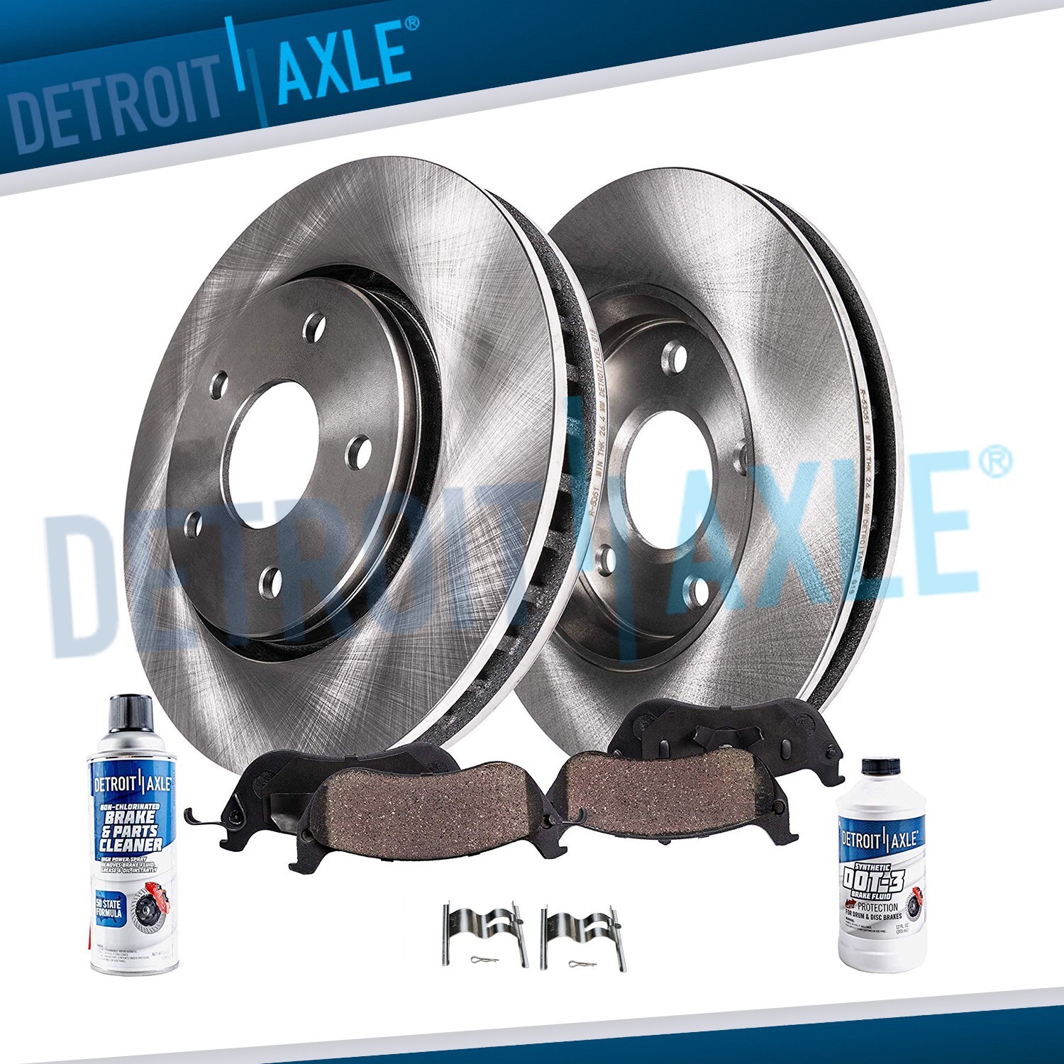 330mm Rear Brake Rotors Ceramic Pads for 2007 2008 2009 2010 2011-2015 Audi Q7