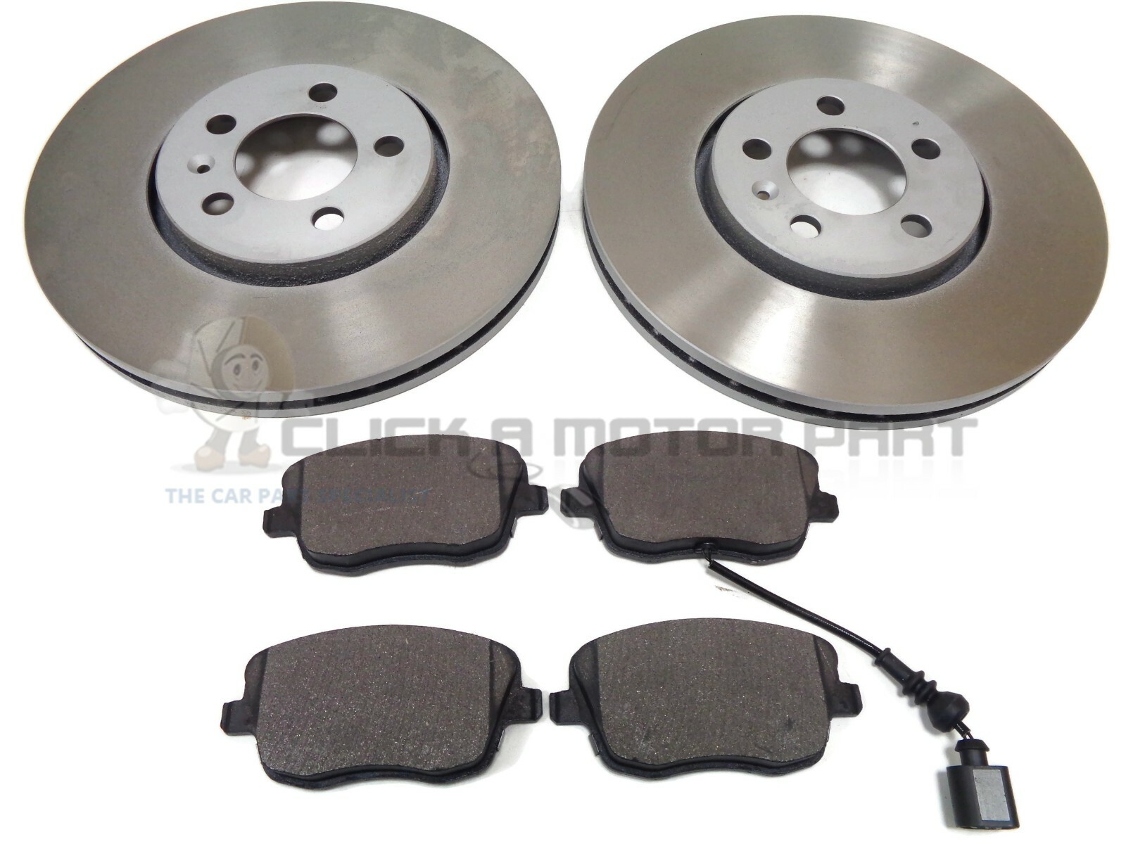 SKODA FABIA MK2 1.9 PD TDi 105 BHP MK2 2007-2010 FRONT 2 BRAKE DISCS AND PADS