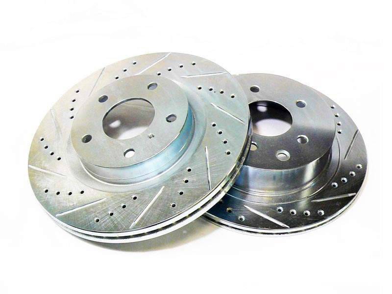 PHASE 2 FRONT 26MM BRAKE ROTORS DISCS FOR 90-96 NISSAN 300ZX 2+2 Z32 Z NA