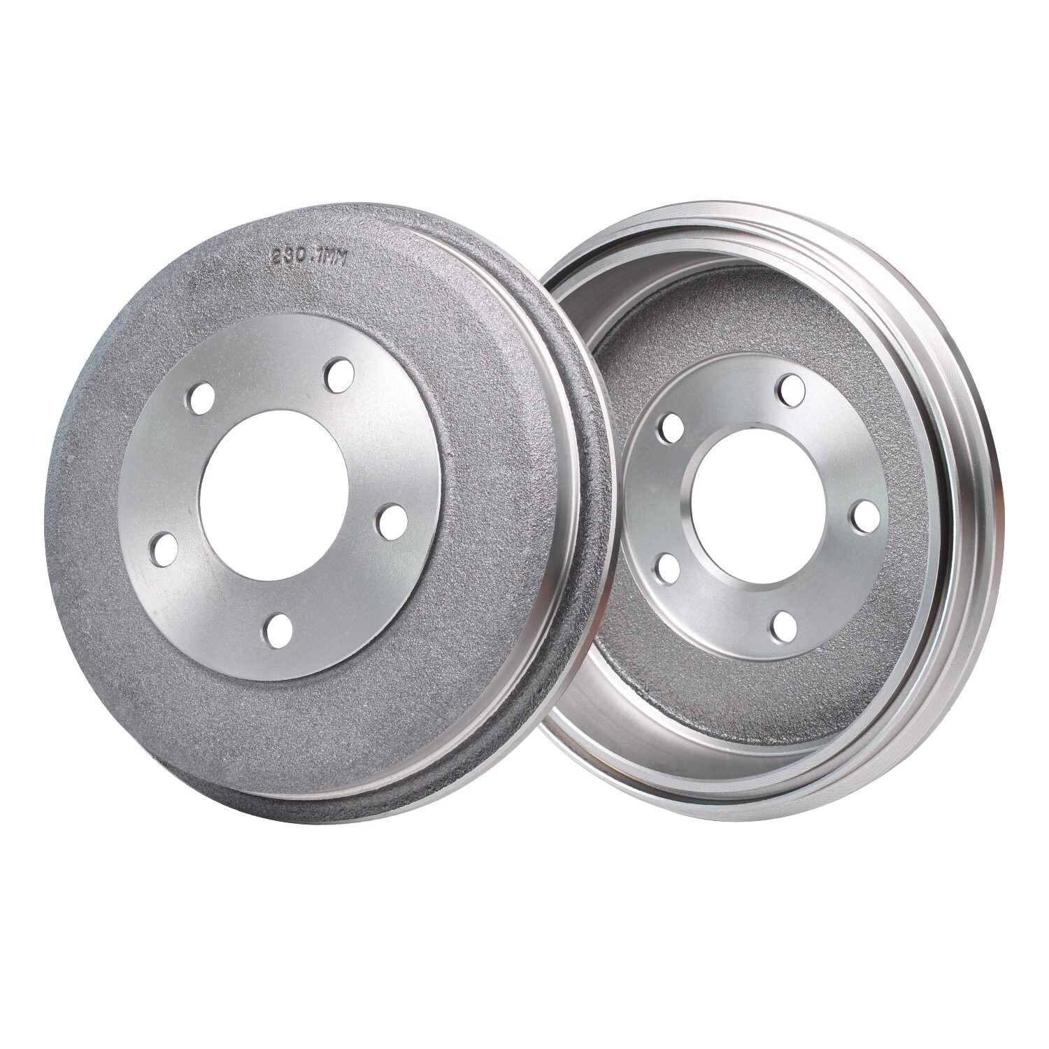 Front Rotors Ceramic Brake Pads + Rear Drums Shoes for Ford Escape Mazda Tribute
