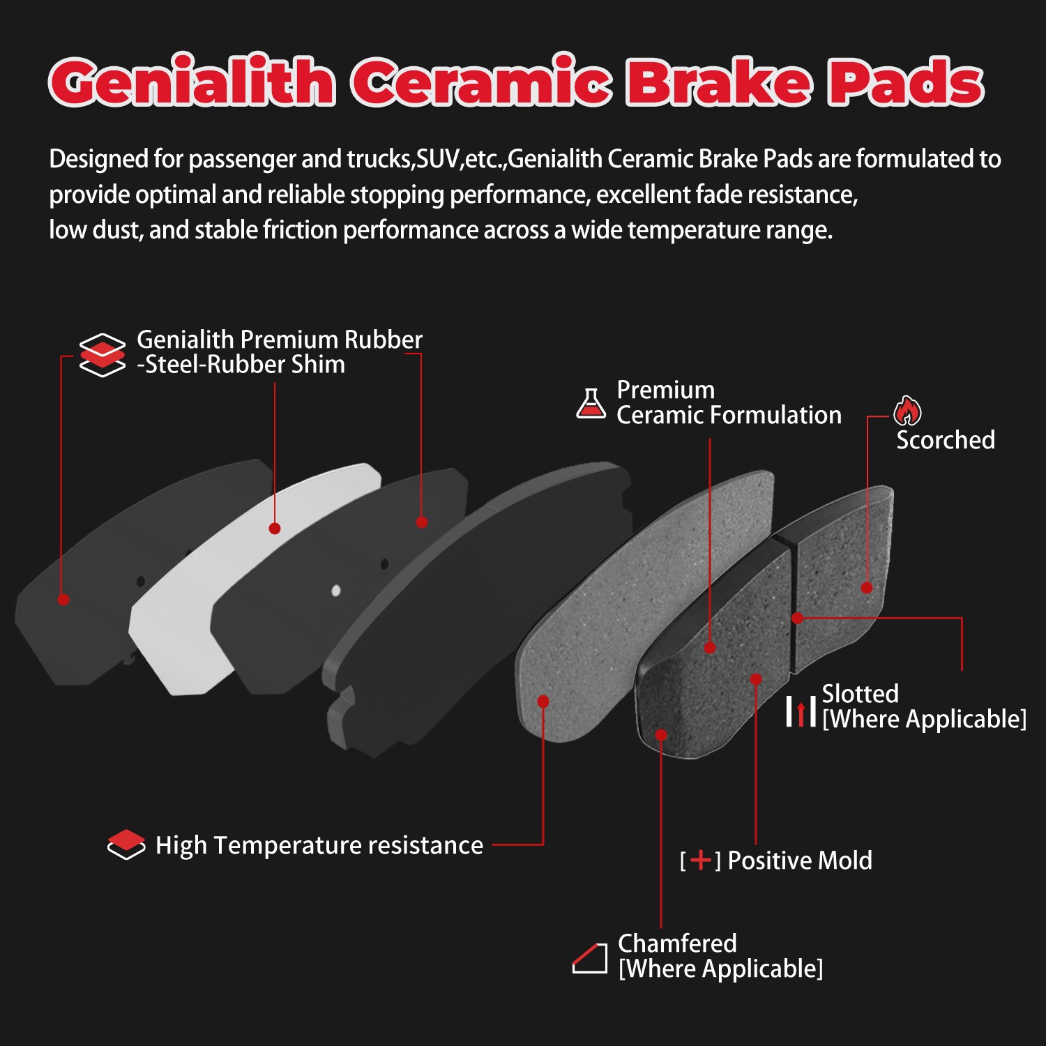 Front Brake Caliper Rotor Pad for GMC Chevrolet Silverado Sierra 2500 3500 HD