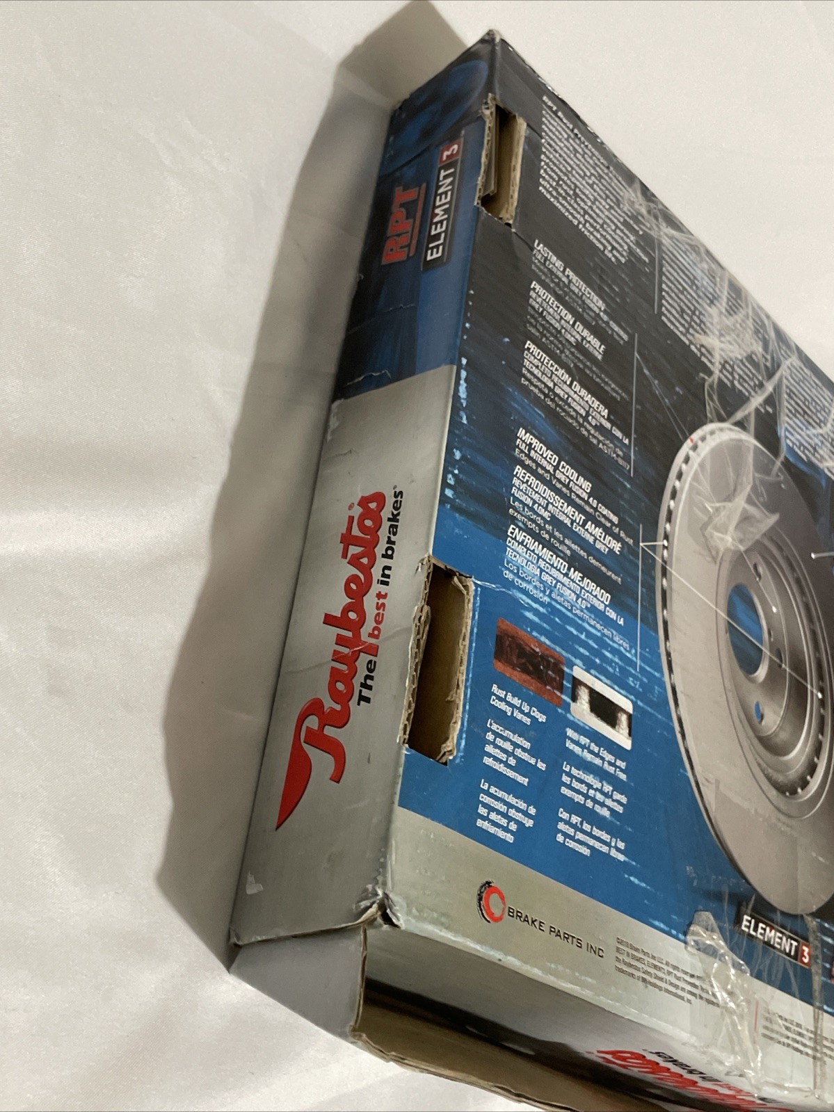 Raybestos 580770FZN Element3 Coated Disc Brake Rotor For Chevrolet Cruze 10-19