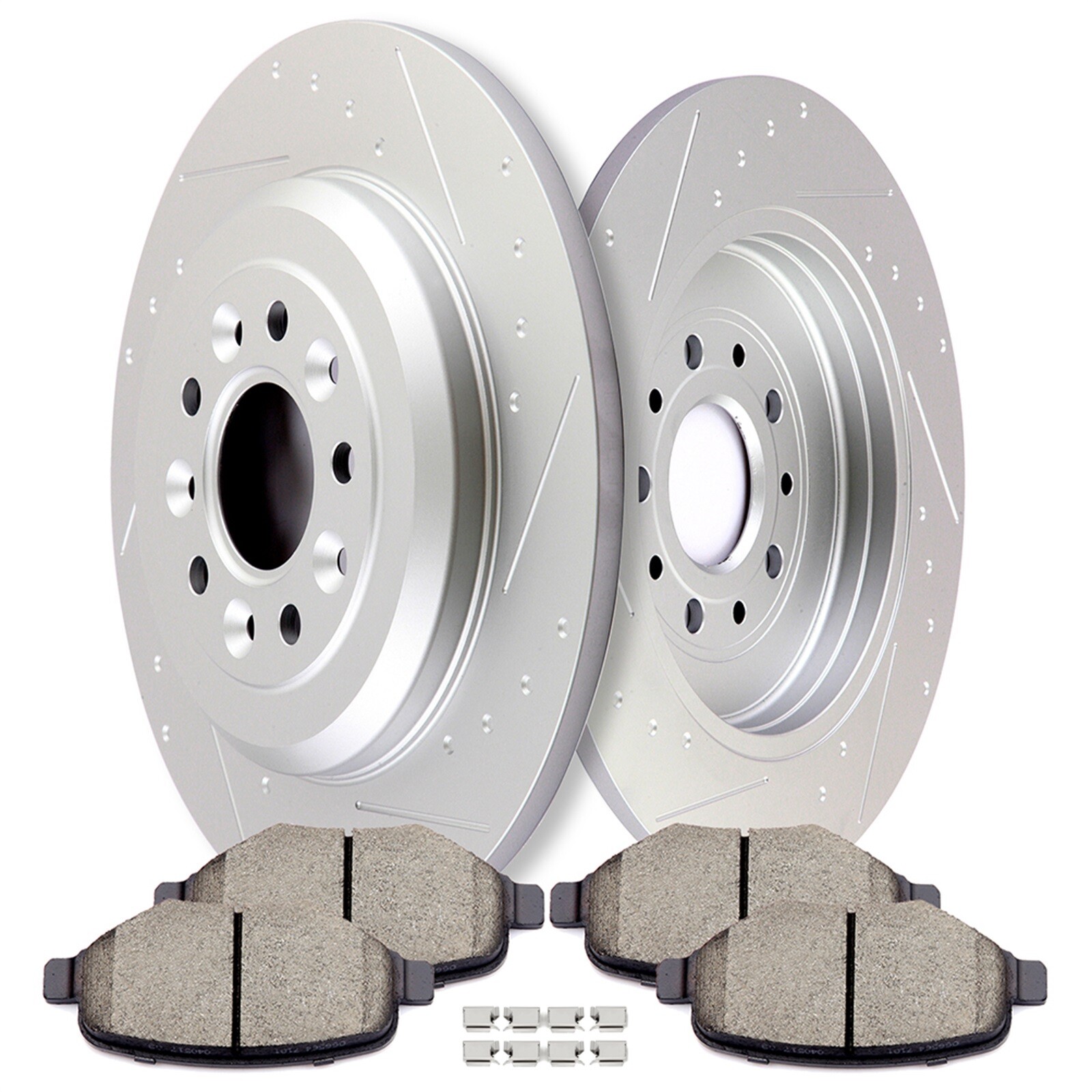 Rear Brakes Rotor & Pad For Ford Flex Brake Rotors & Brake Pads Kit