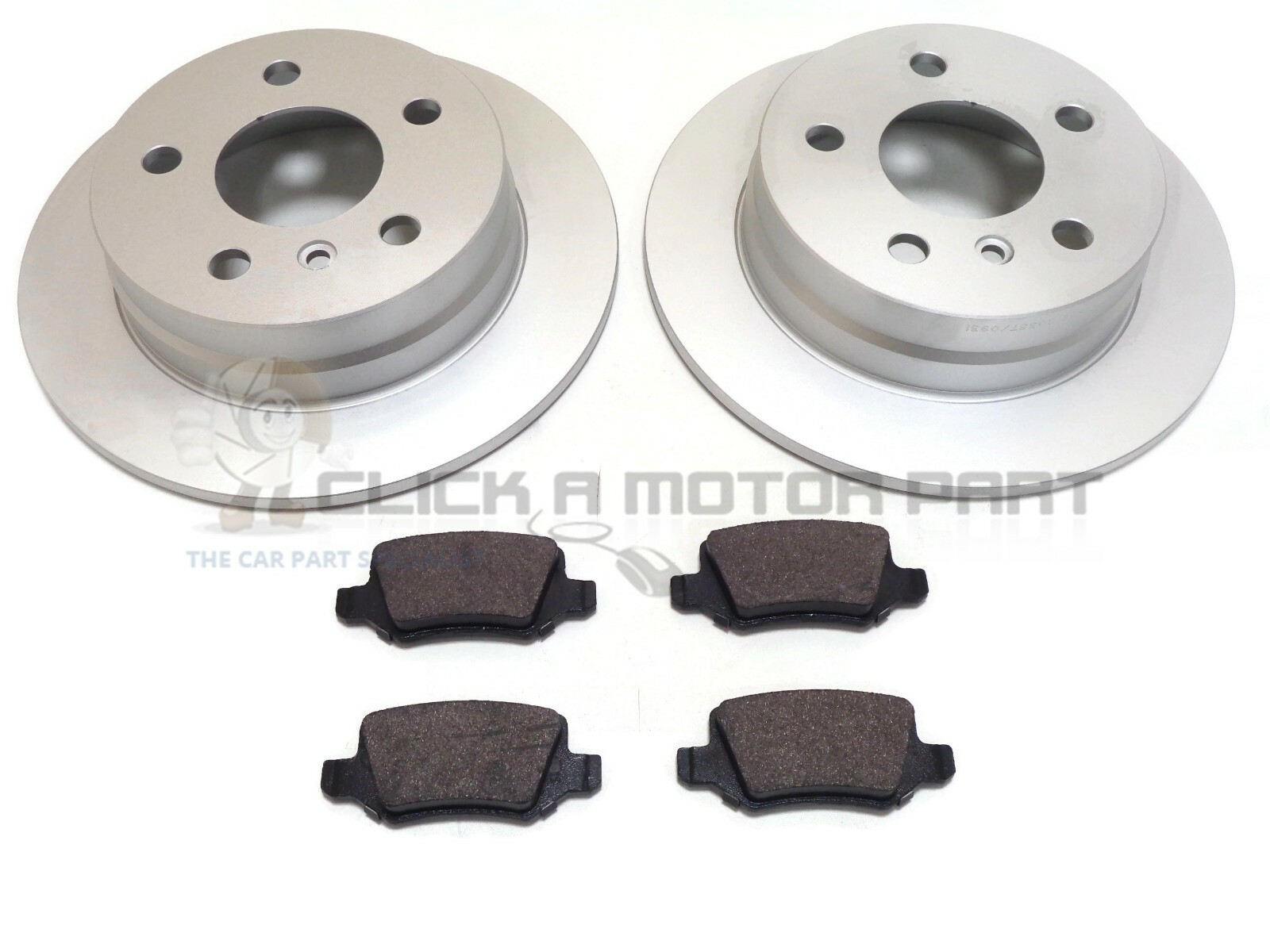 MERCEDES A CLASS A150 A170 A180 CDi A200 05-12 REAR BRAKE DISCS AND PADS SET NEW
