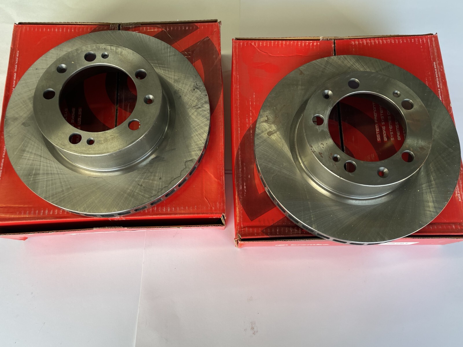 Front Brembo Premium Disc Brake Rotors, Fits Porsche 911 89-94 298mm
