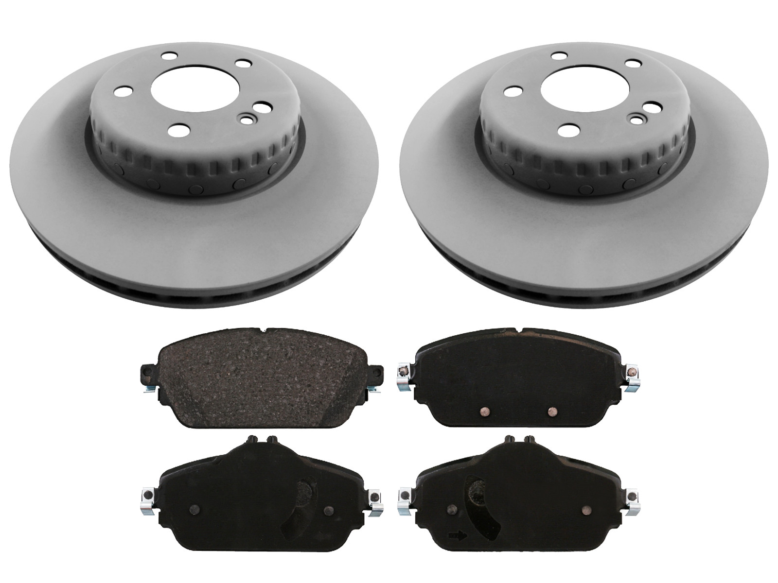 FRONT VENTED BRAKE DISCS PADS MERCEDES C-CLASS W205 C205 E-CLASS W213 14- 305MM