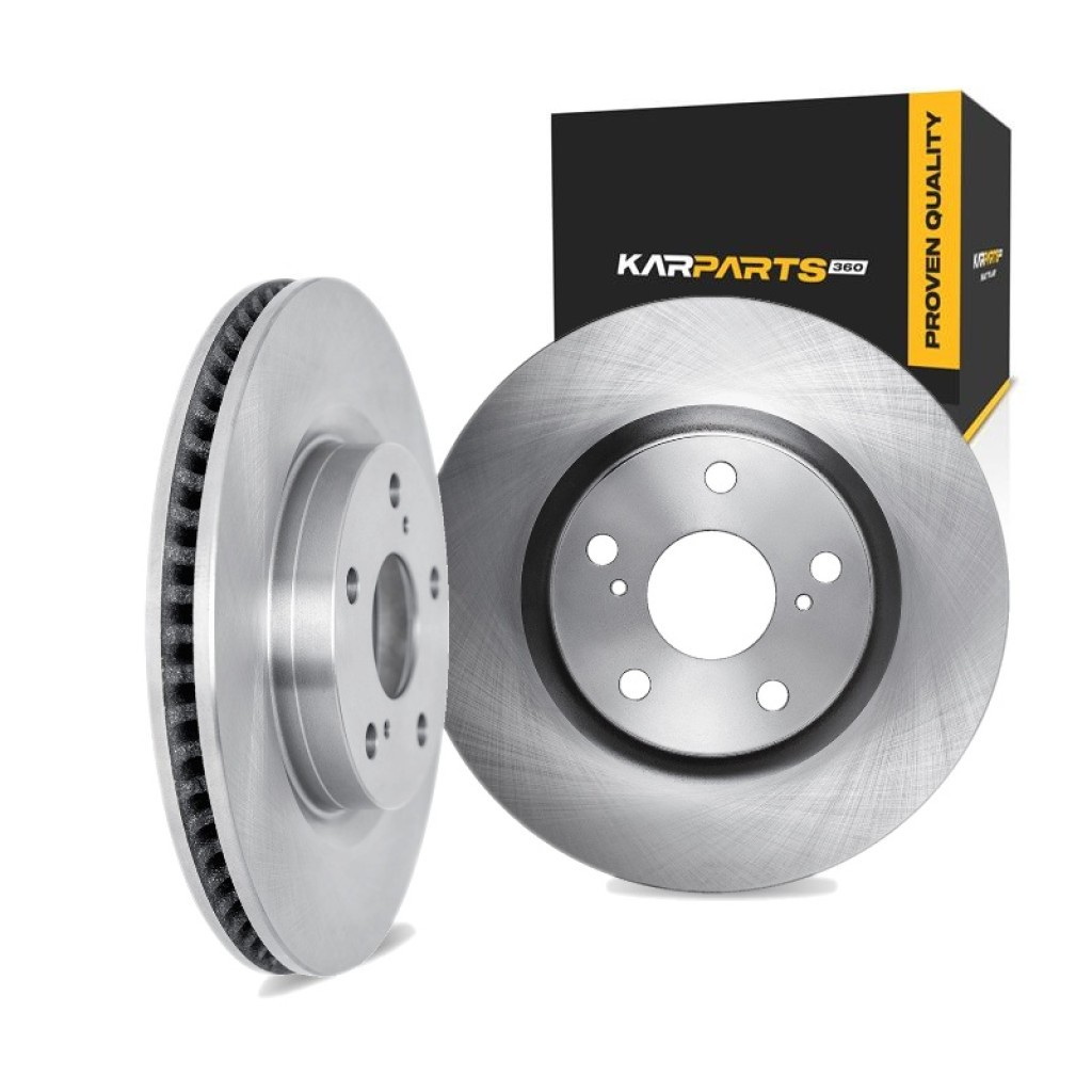 For BMW 118i 2012-2015 Disc Brake Rotors | Front | Set Of 2 | Cast Iron Material