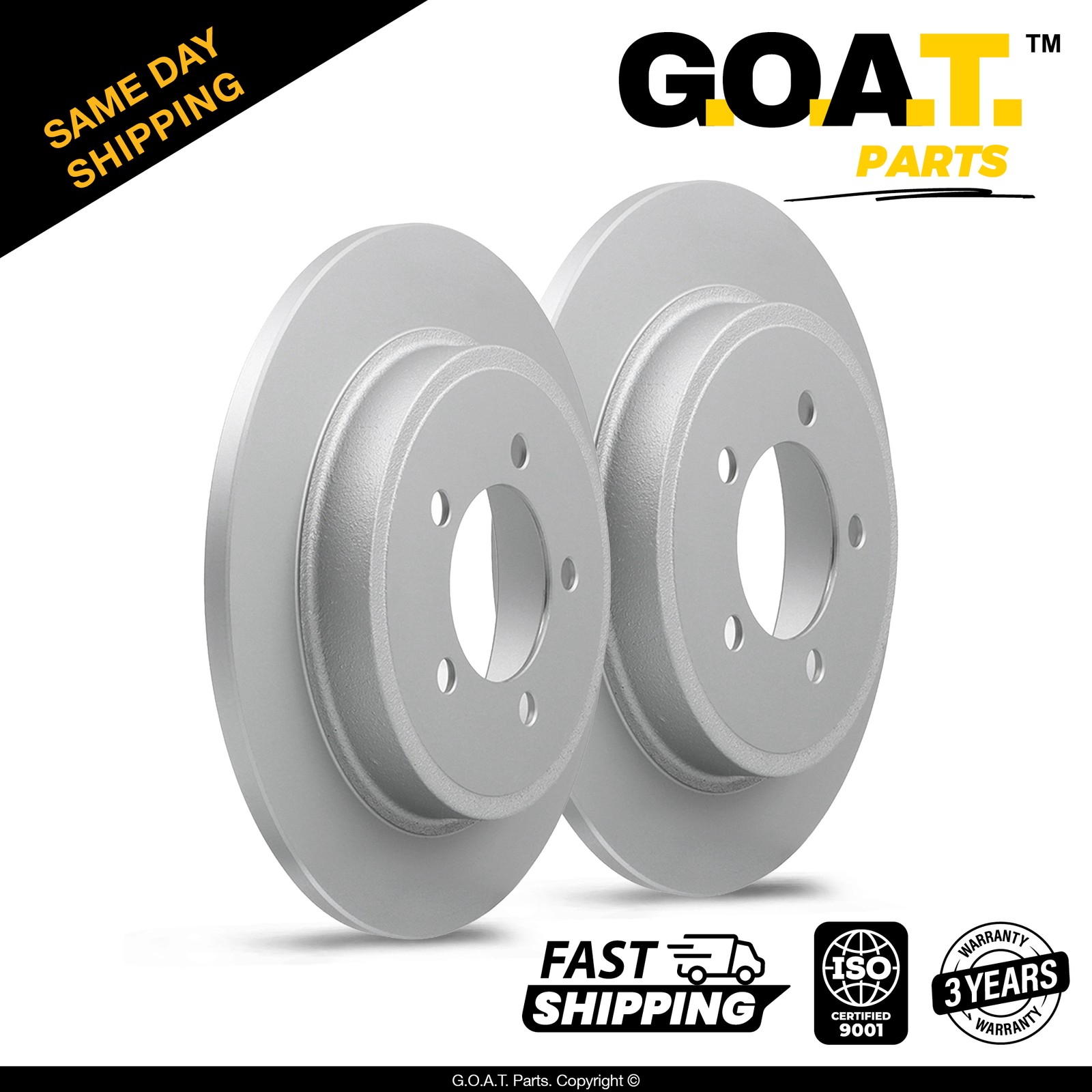Rear Brake Rotors Set for 02-10 Mercury Mountaineer Ford Explorer / Sport Trac
