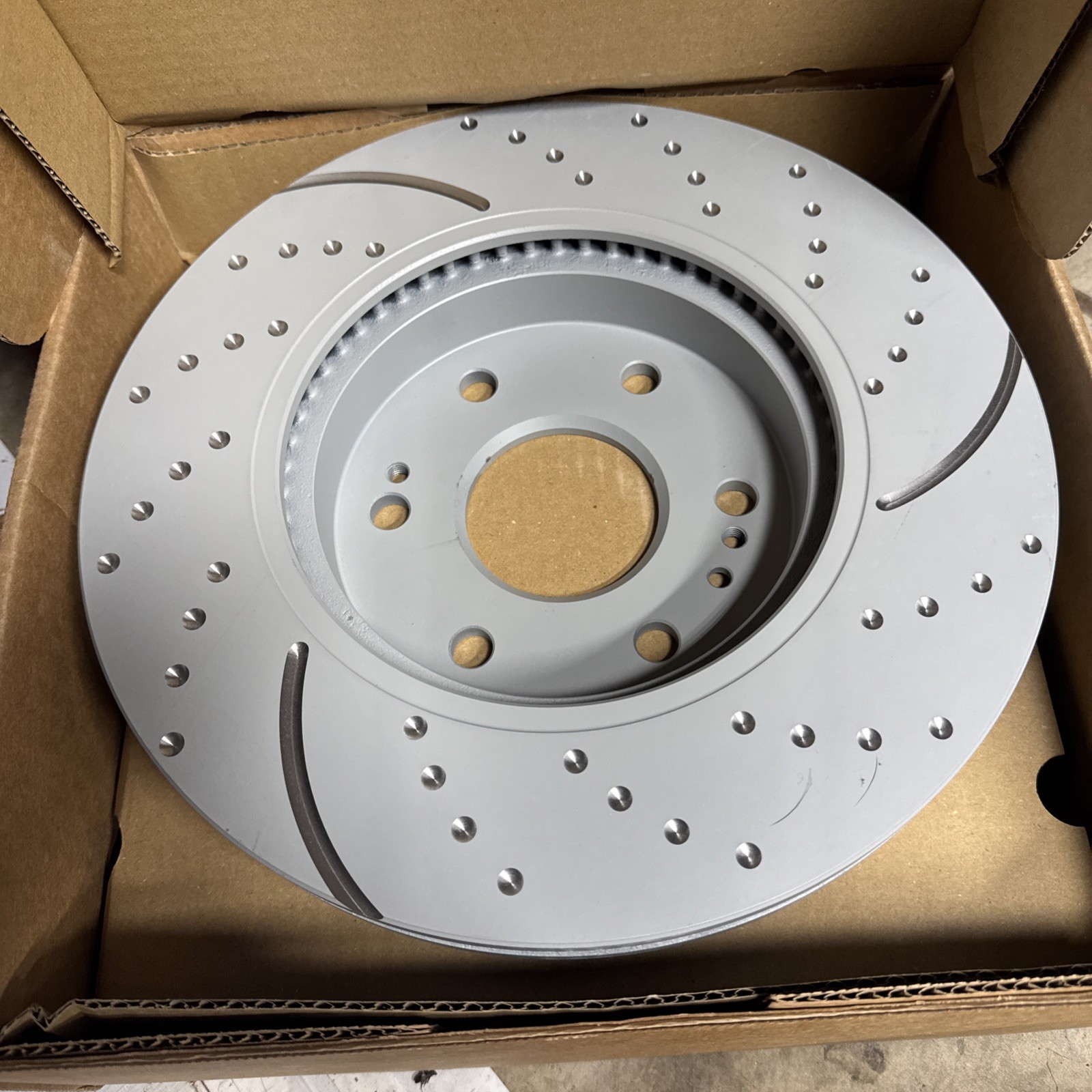 EBC GD7828 Front GD Sport Slotted Brake Rotors for 2019–2023 Chevy/GMC Trucks