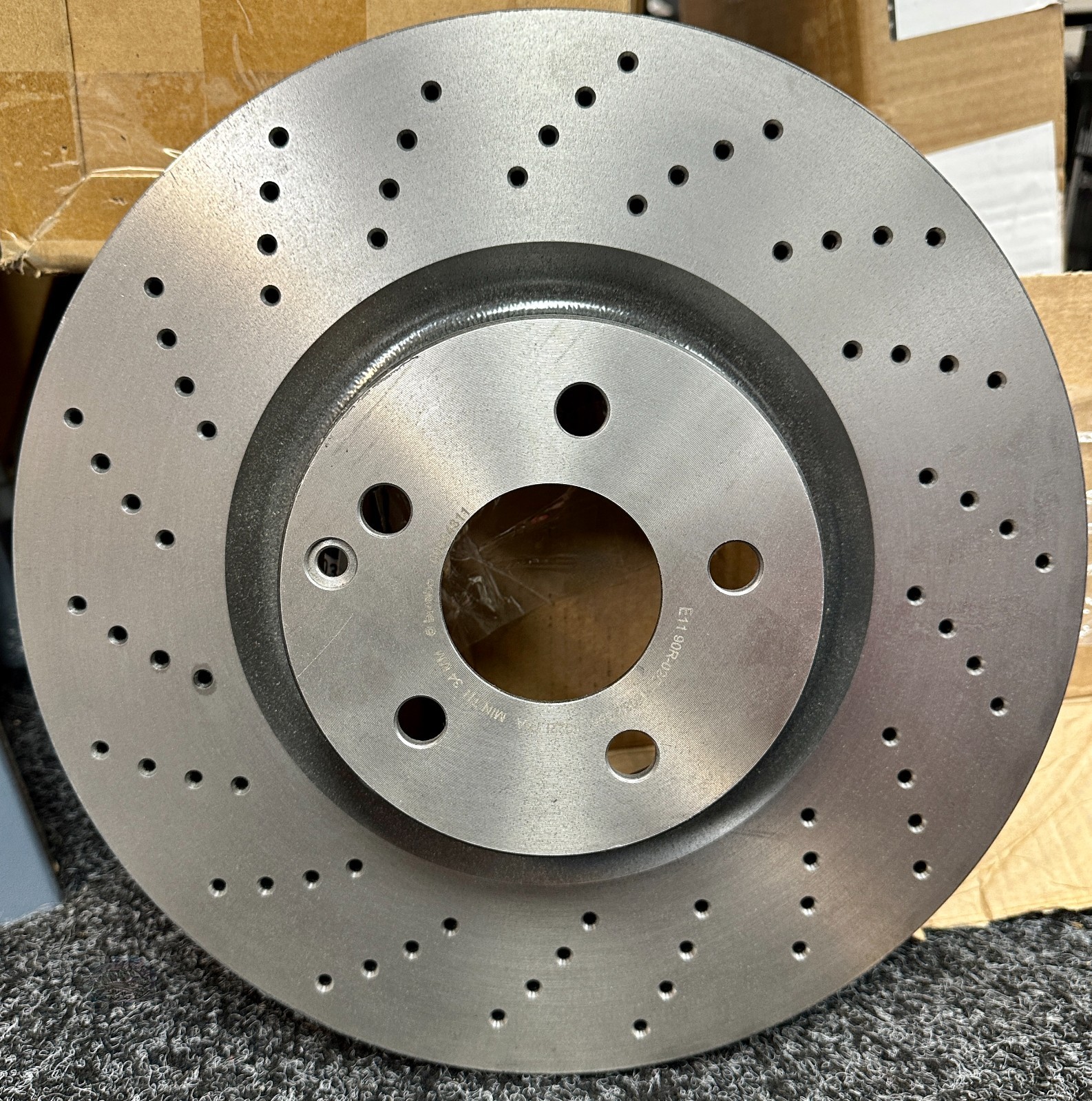 Brembo 09.C943.11 Disc Brake Rotor For 03-06 Mercedes-Benz CL55 AMG S55 AMG