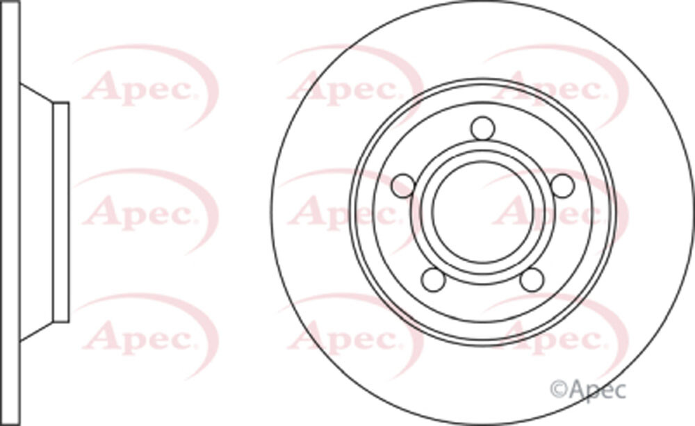 Front Brake Disc Fits Audi A4 1995-1997 1.6 1.9 TDi 8D0615301A