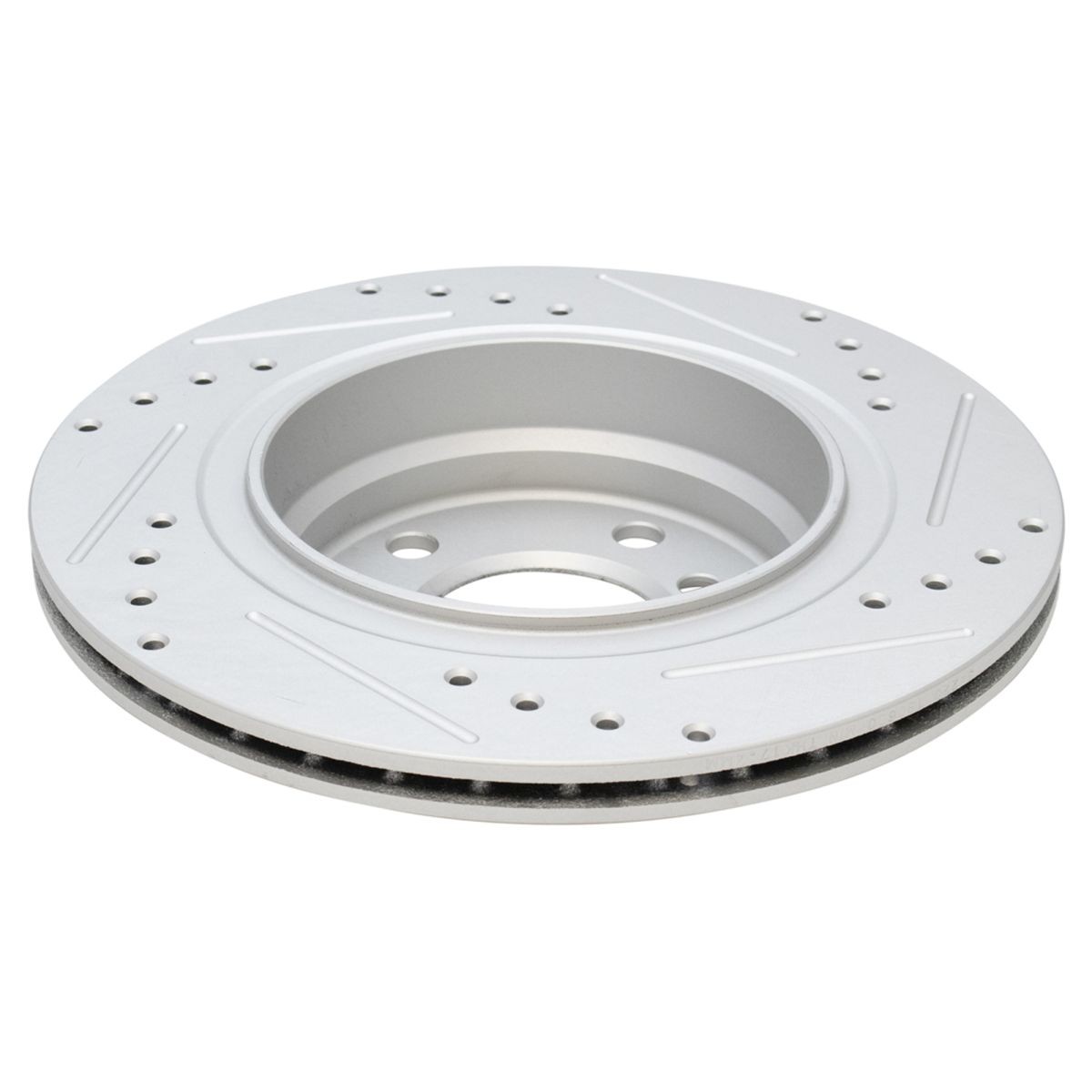 Performance Brake Rotor Drilled & Slotted Zinc Coated Front & Rear Kit