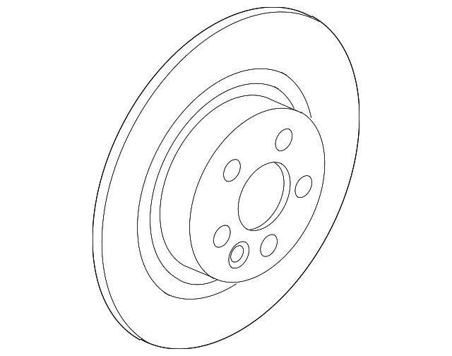 Genuine Land-Rover Disc Brake Rotor LR161918