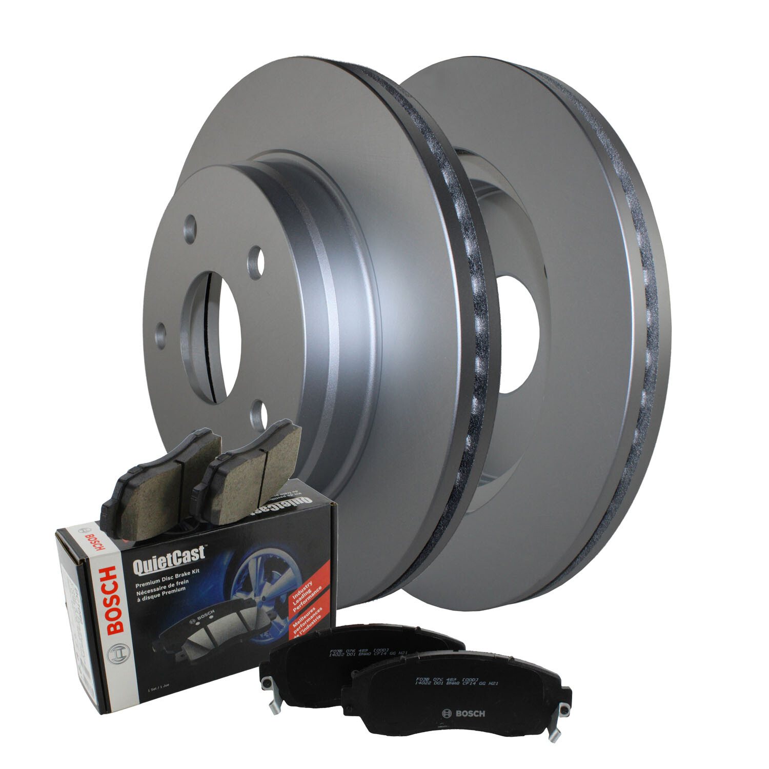 Front Brake Kit 336mm Disc Rotors Bosch Ceramic Pads For Dodge Durango Ram 1500