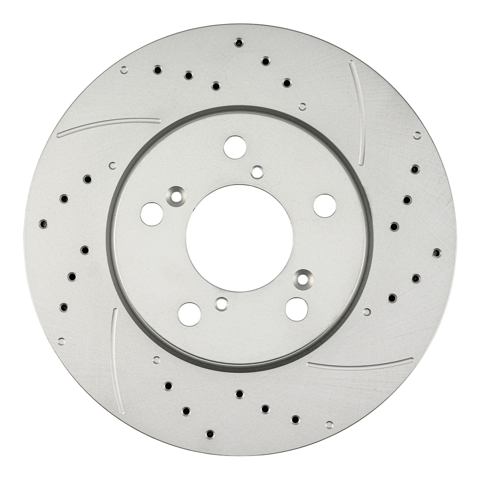 Pair Front Vented Drilled Slotted Brake Rotor For 2005-2010 Honda Odyssey 31368